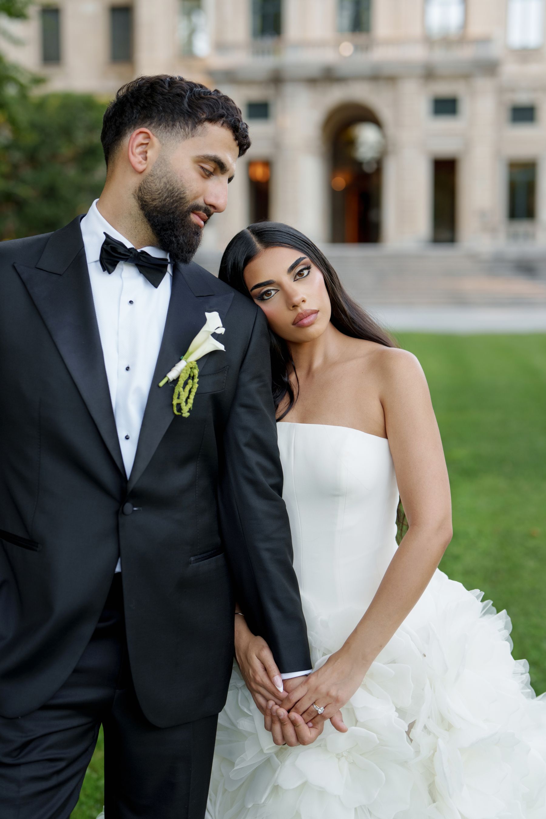 Sana &amp; Julien's Intimate Wedding at Villa Erba: A Minimalist Dream on Lake Como photo