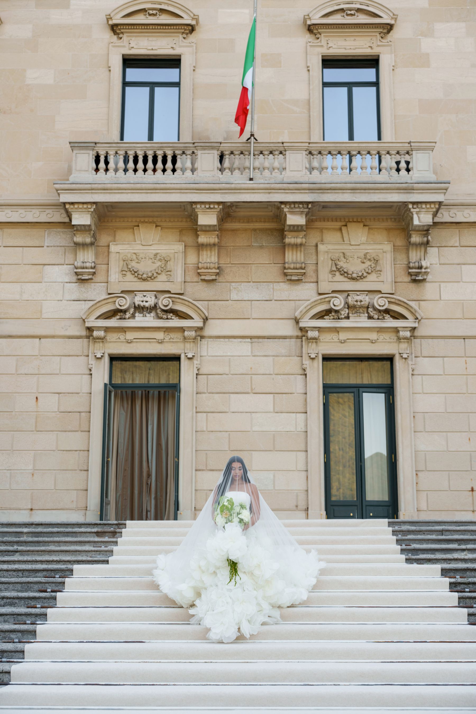 Sana &amp; Julien's Intimate Wedding at Villa Erba: A Minimalist Dream on Lake Como photo