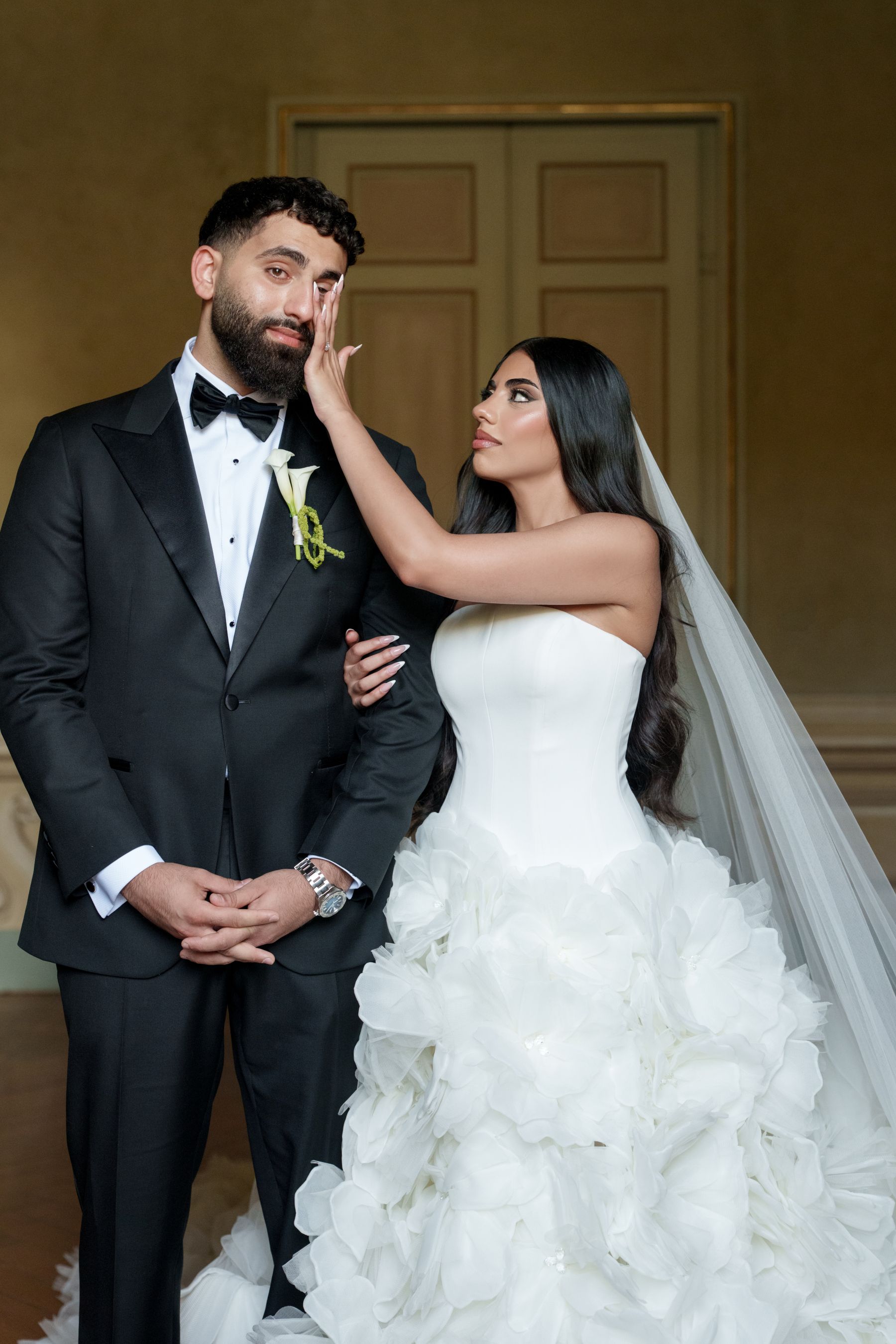 Sana &amp; Julien's Intimate Wedding at Villa Erba: A Minimalist Dream on Lake Como photo