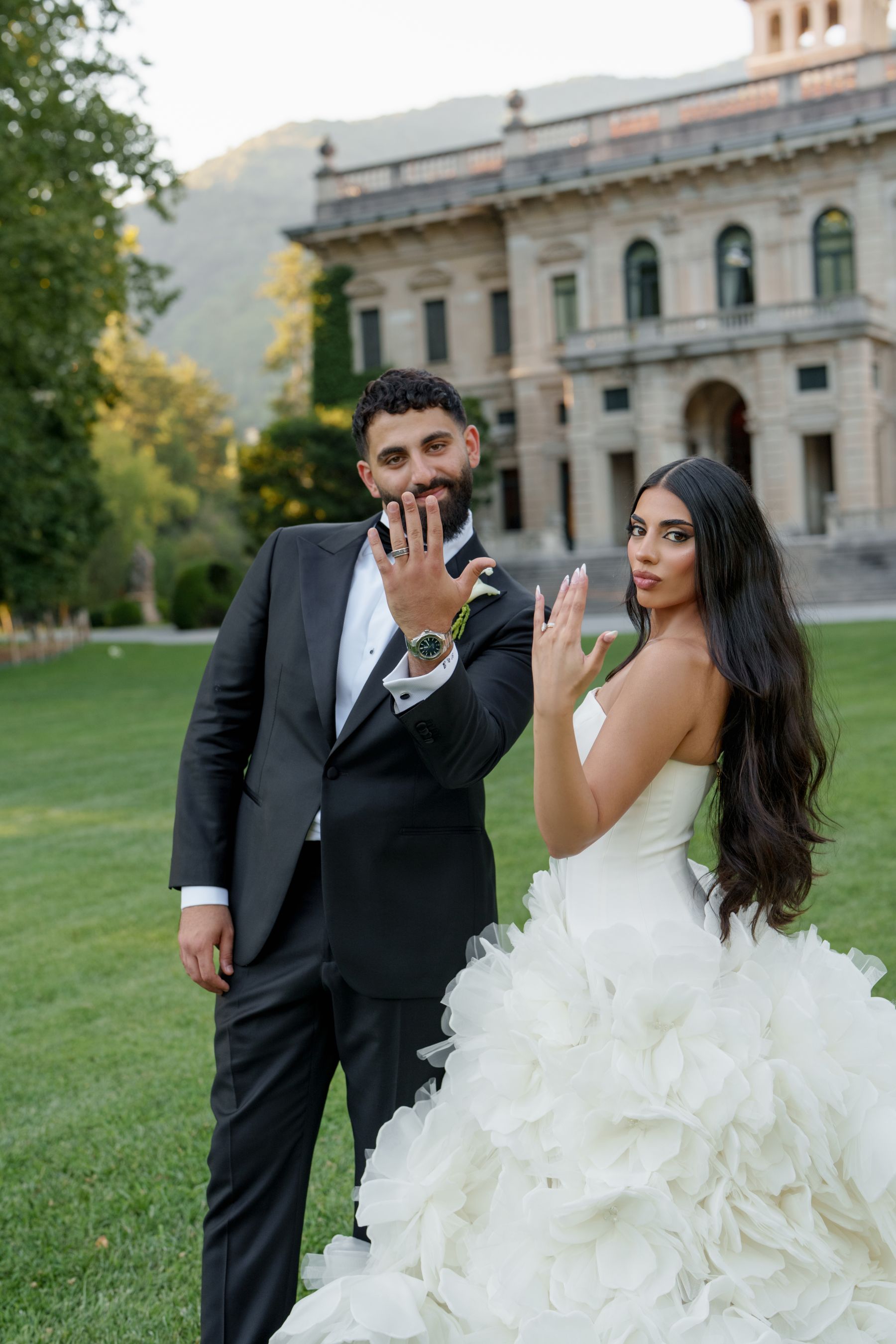 Sana &amp; Julien's Intimate Wedding at Villa Erba: A Minimalist Dream on Lake Como photo