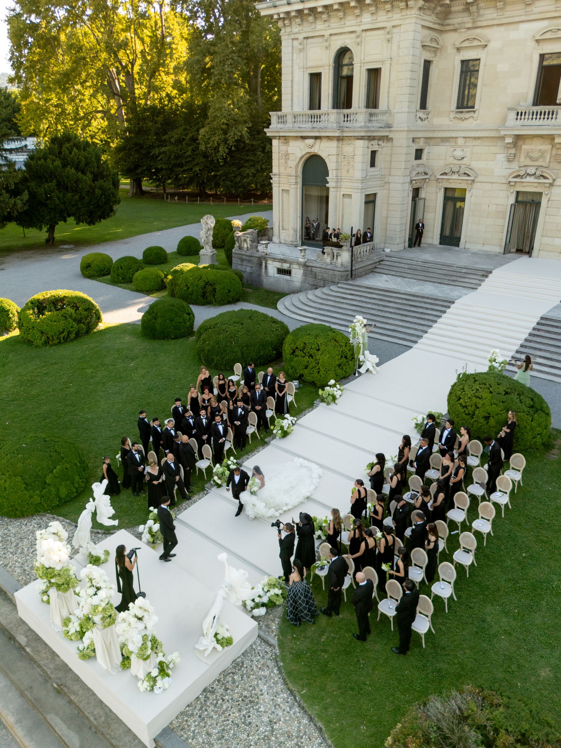 Sana &amp; Julien's Intimate Wedding at Villa Erba: A Minimalist Dream on Lake Como photo