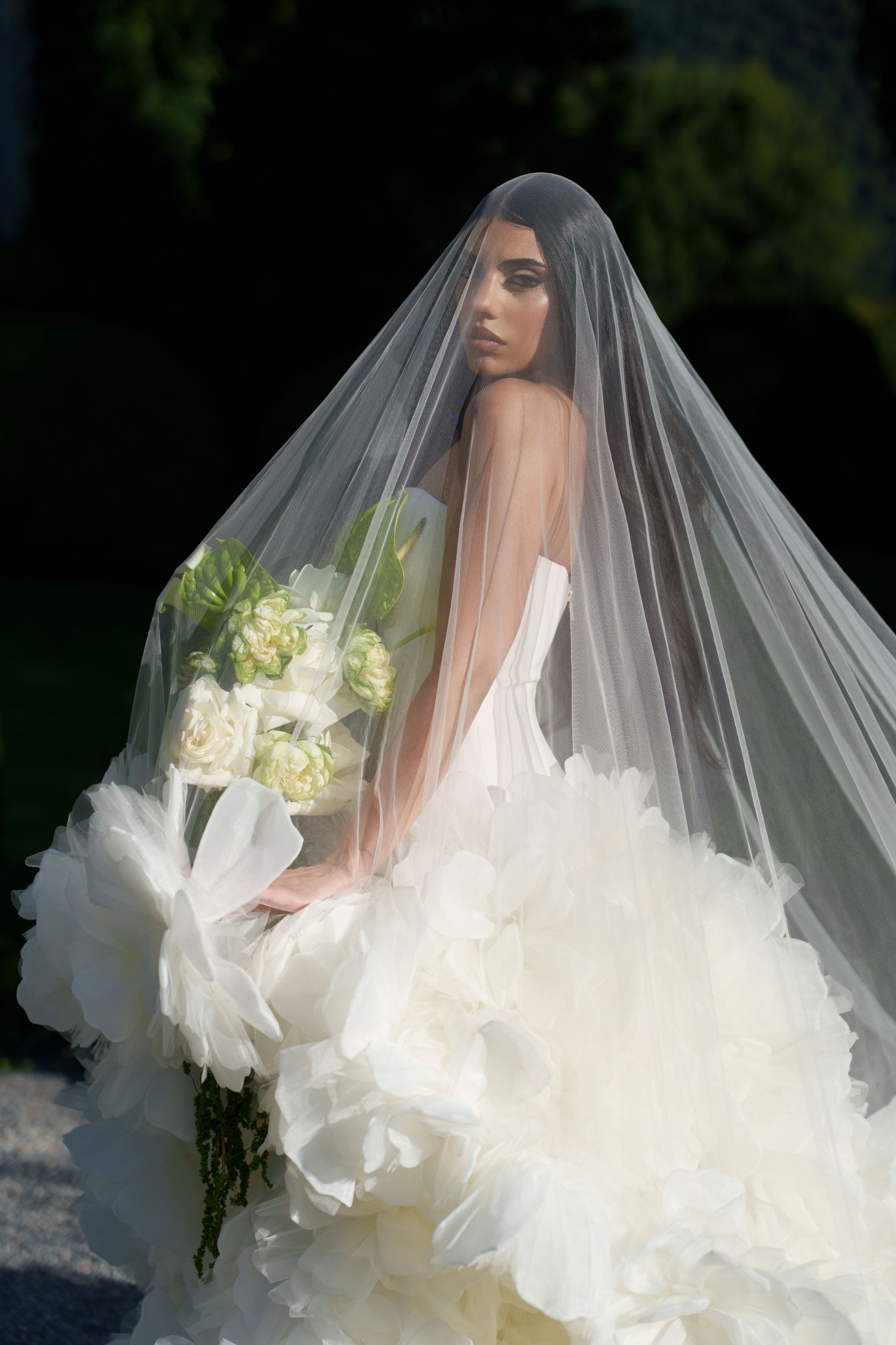 Sana &amp; Julien's Intimate Wedding at Villa Erba: A Minimalist Dream on Lake Como photo