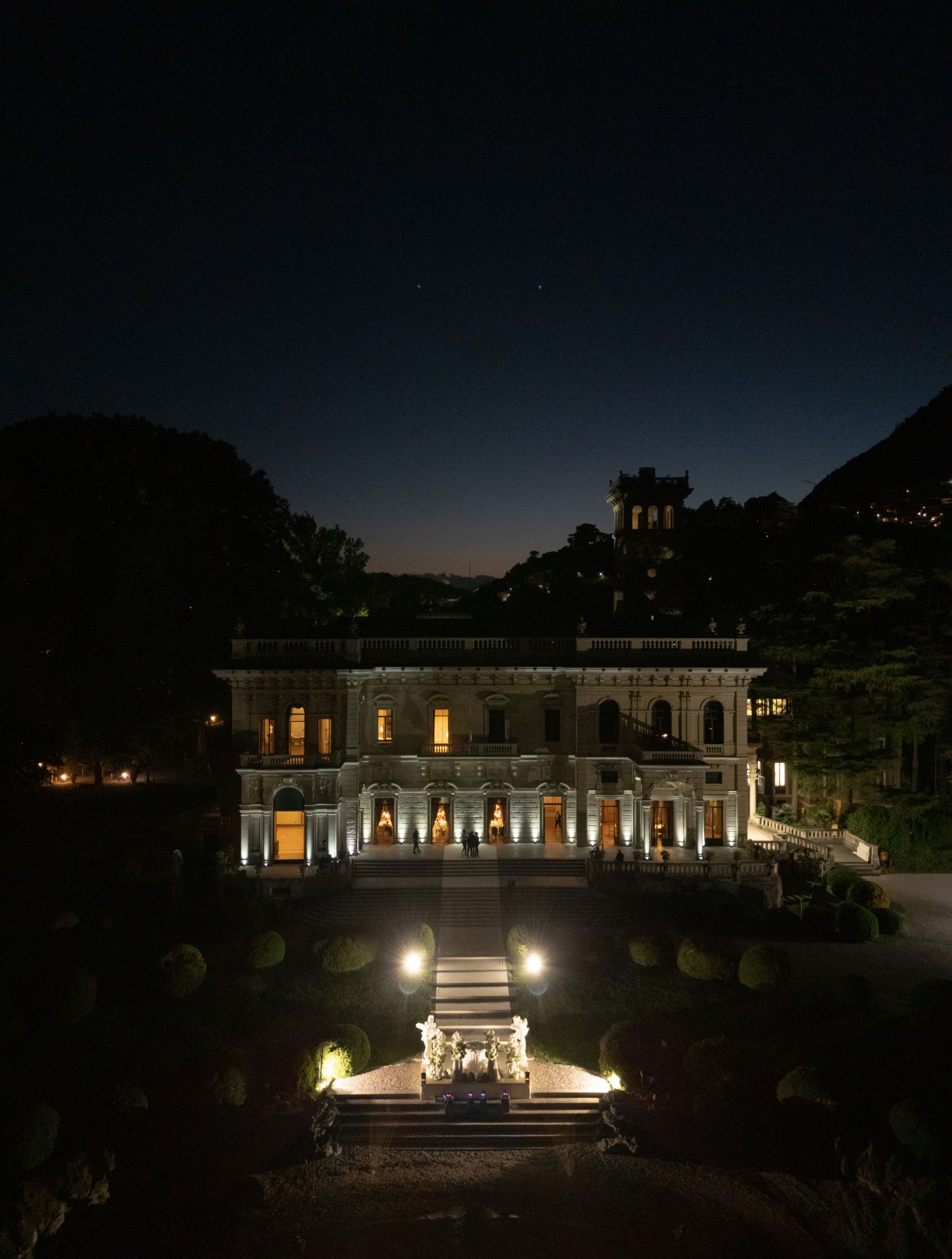 Sana &amp; Julien's Intimate Wedding at Villa Erba: A Minimalist Dream on Lake Como photo