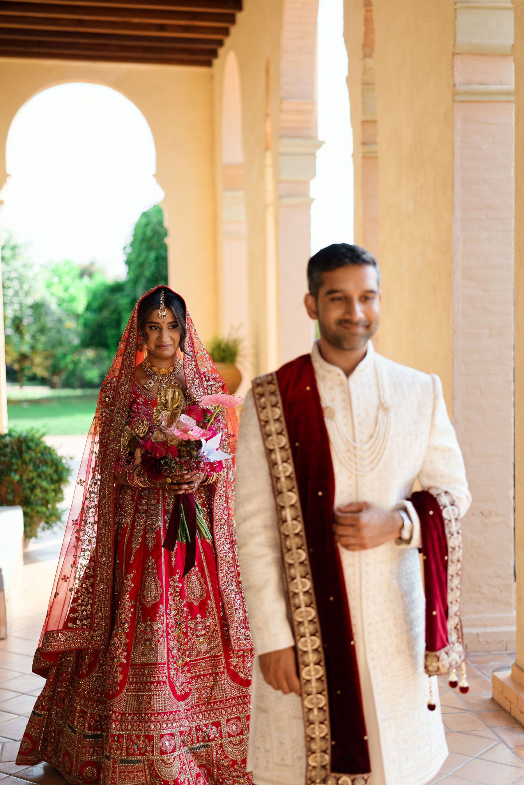 An Intimate Spanish Affair: Vibhuti &amp; Sachin's 15-Guest Destination Wedding at Gran Villa Rosa photo