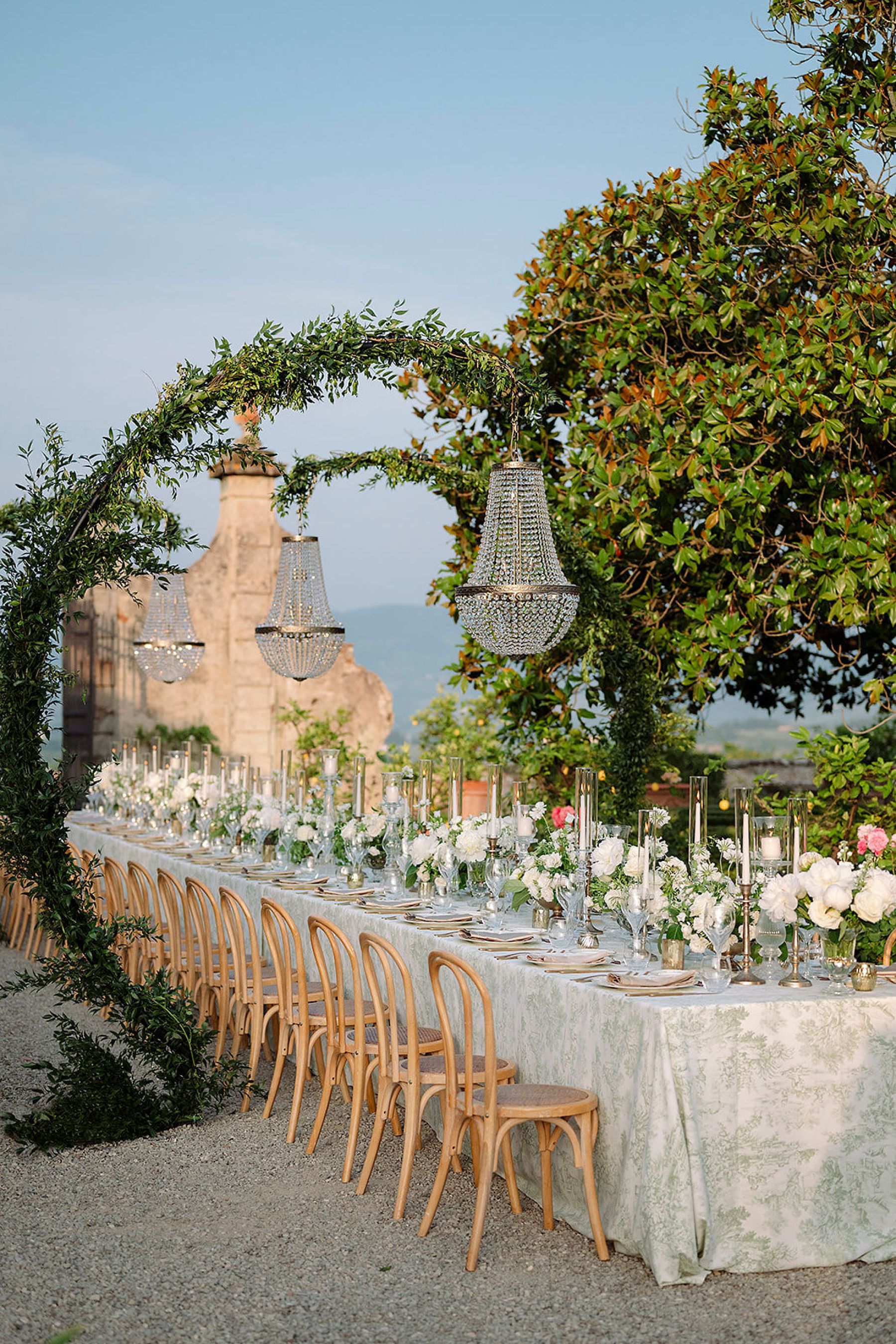 A Timeless Italian Romance: Haley &amp; Sean's Wedding at Villa Corsini a Mezzomonte photo