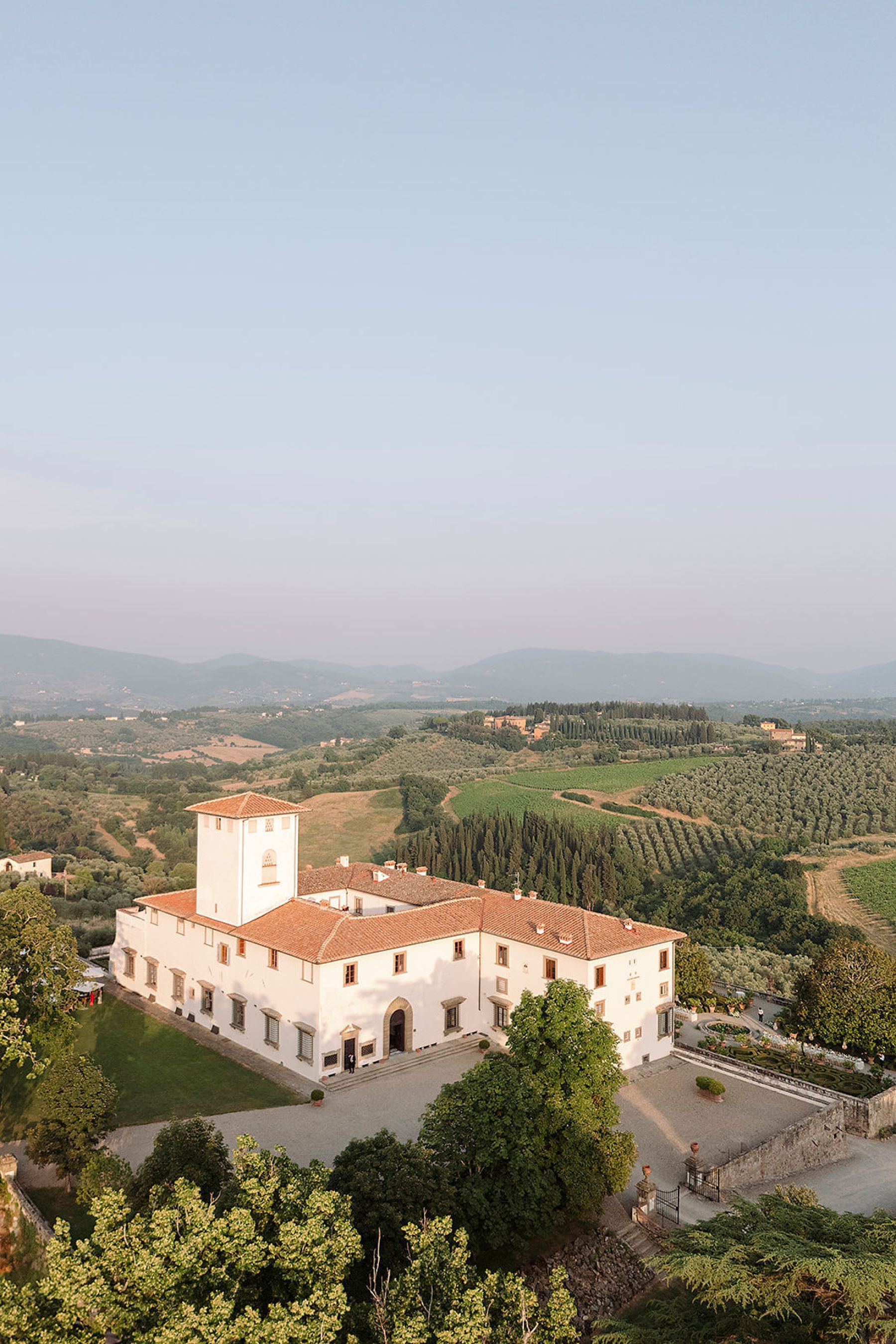 A Timeless Italian Romance: Haley &amp; Sean's Wedding at Villa Corsini a Mezzomonte photo