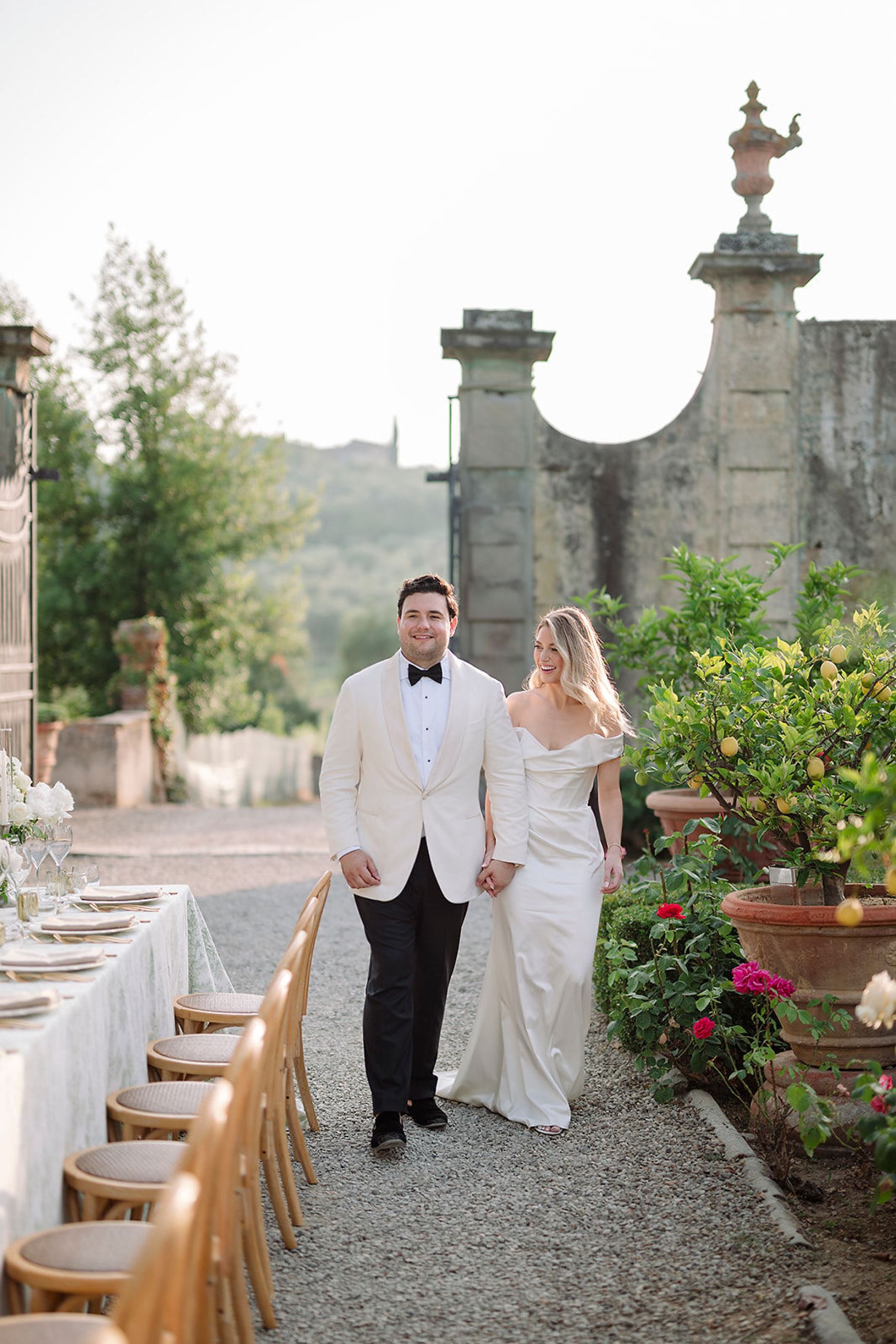 A Timeless Italian Romance: Haley &amp; Sean's Wedding at Villa Corsini a Mezzomonte photo