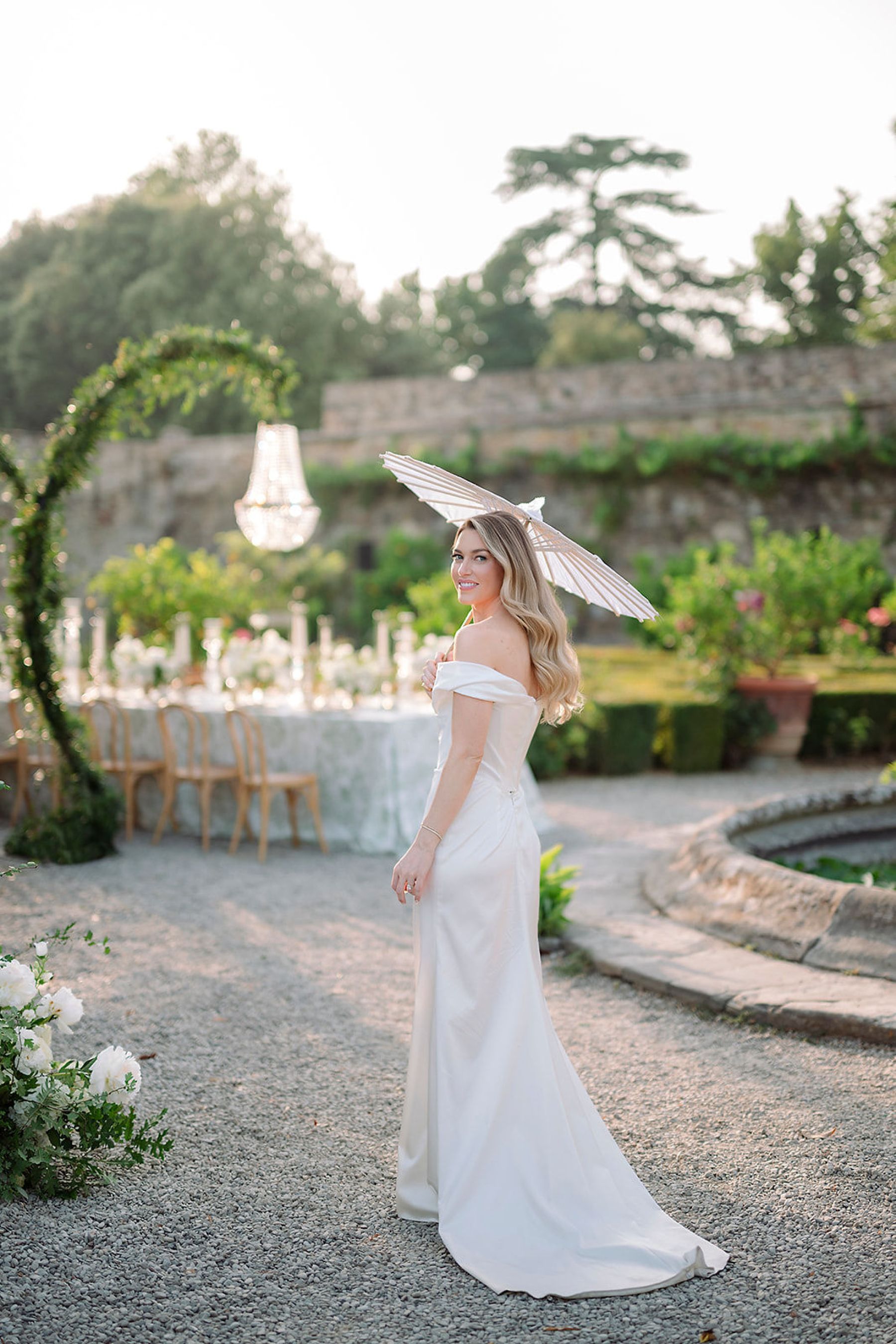 A Timeless Italian Romance: Haley &amp; Sean's Wedding at Villa Corsini a Mezzomonte photo