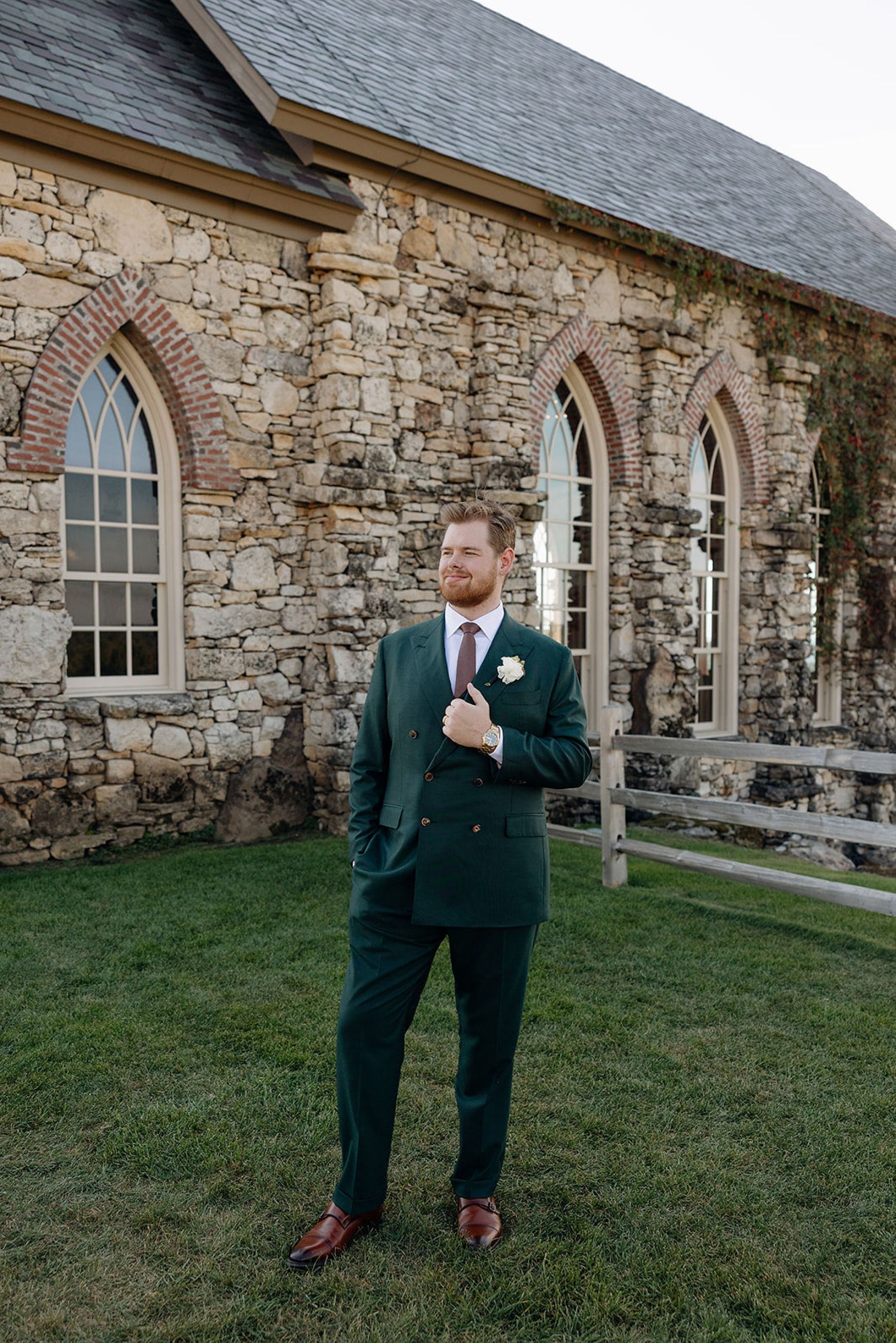 Sophia &amp; Christopher’s Pride and Prejudice-Inspired Wedding at Chateau on the Lake photo