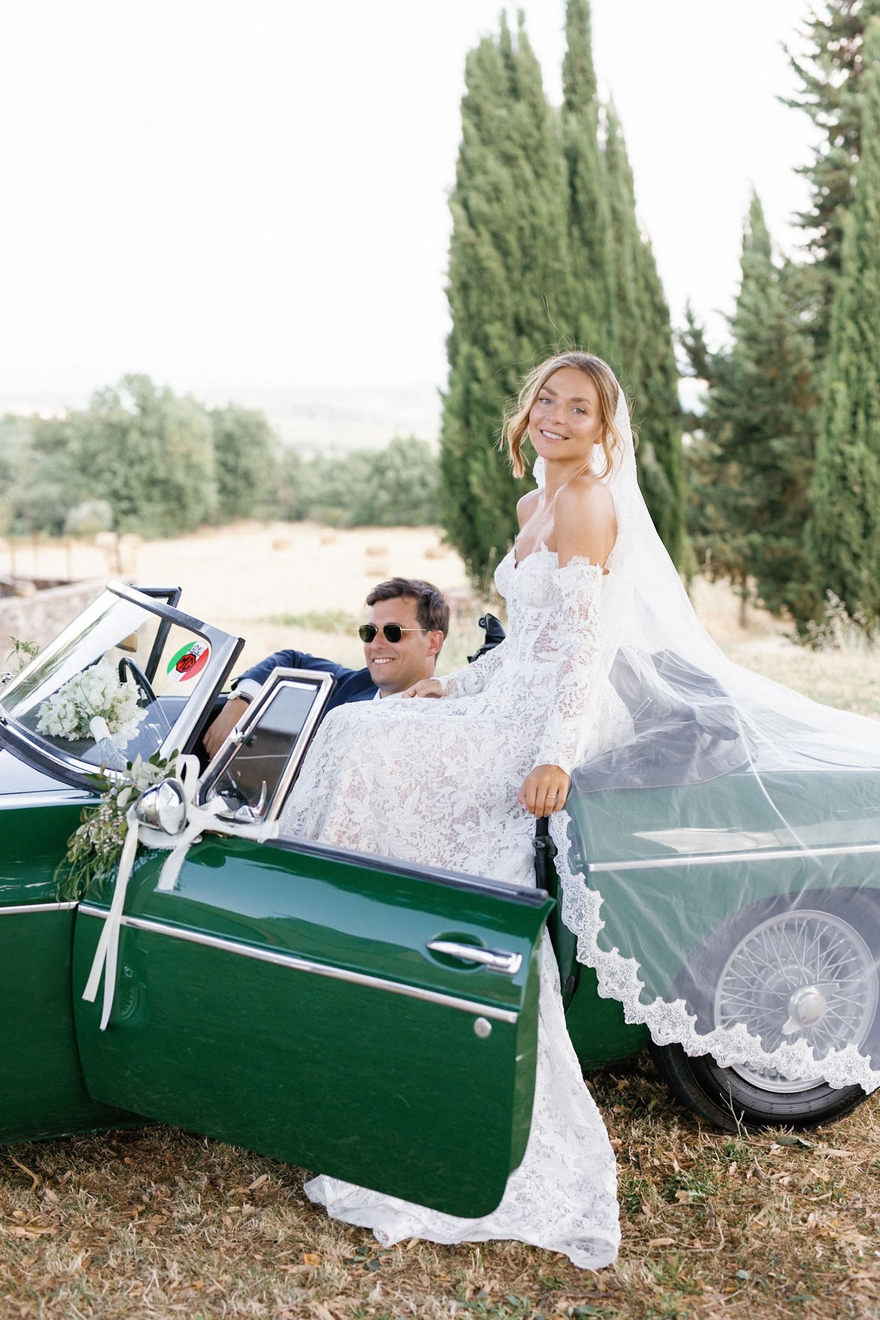 A Secret Fairy Garden and Tuscan Romance: Ksenia &amp; Stefano's Wedding at Villa Barberino photo