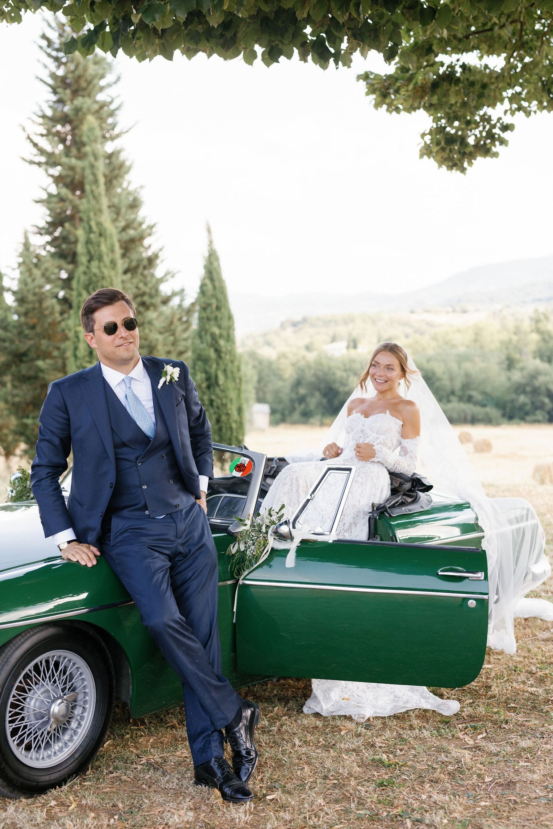 A Secret Fairy Garden and Tuscan Romance: Ksenia &amp; Stefano's Wedding at Villa Barberino photo