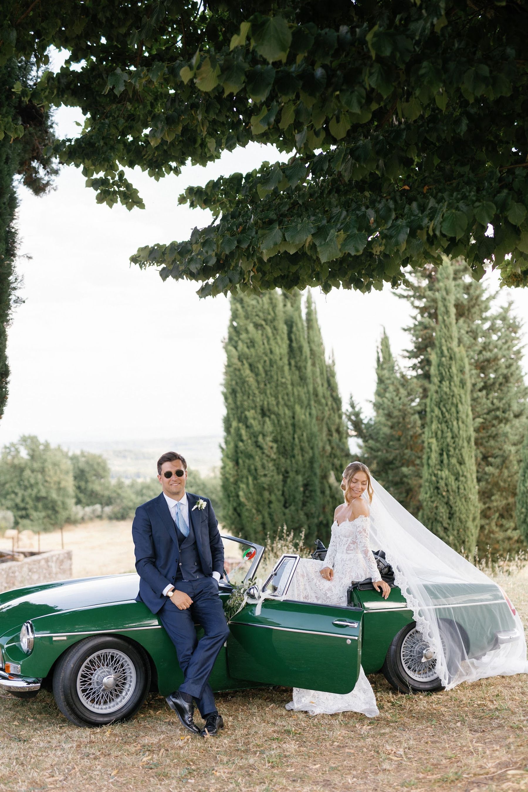 A Secret Fairy Garden and Tuscan Romance: Ksenia &amp; Stefano's Wedding at Villa Barberino photo