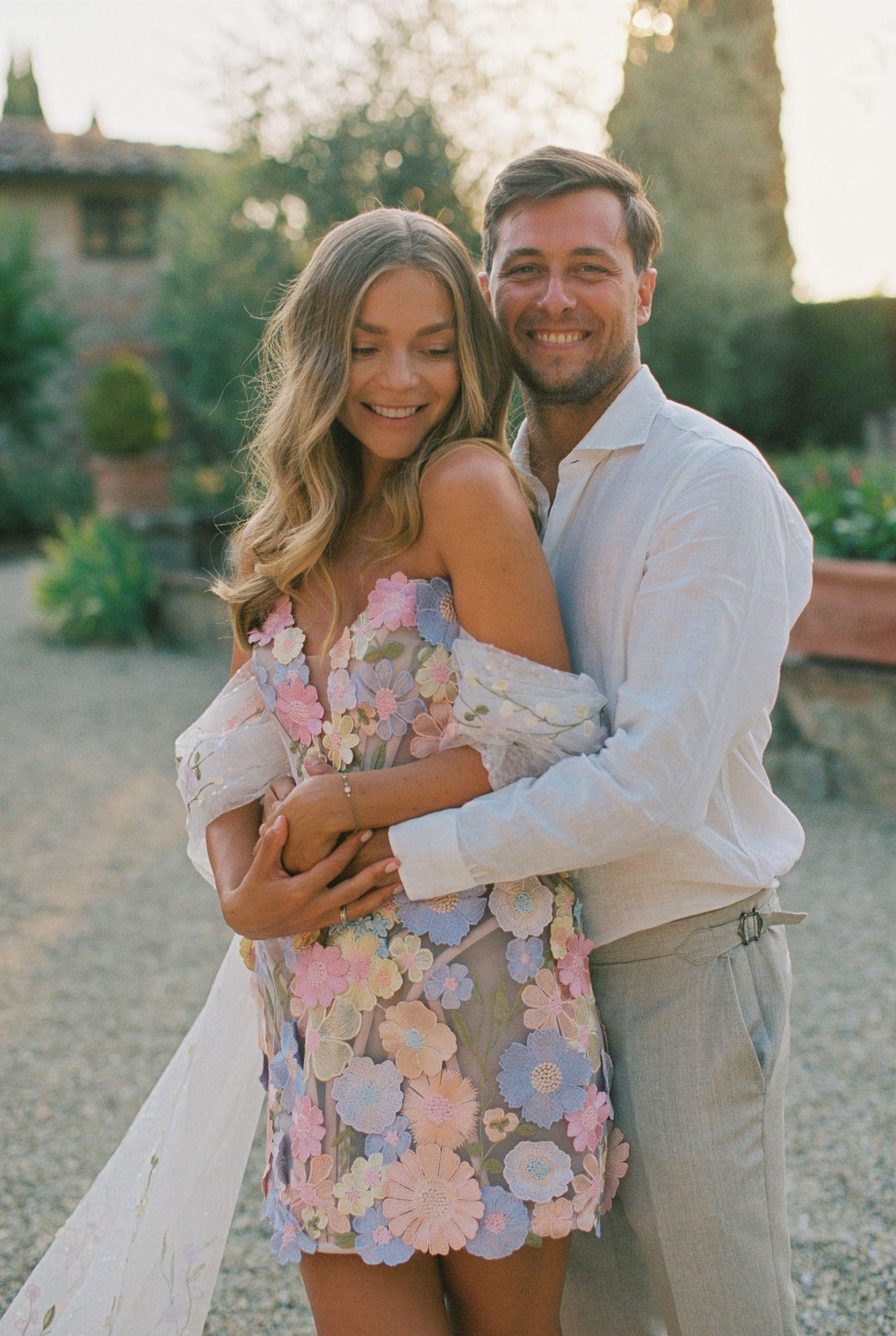 A Secret Fairy Garden and Tuscan Romance: Ksenia &amp; Stefano's Wedding at Villa Barberino photo