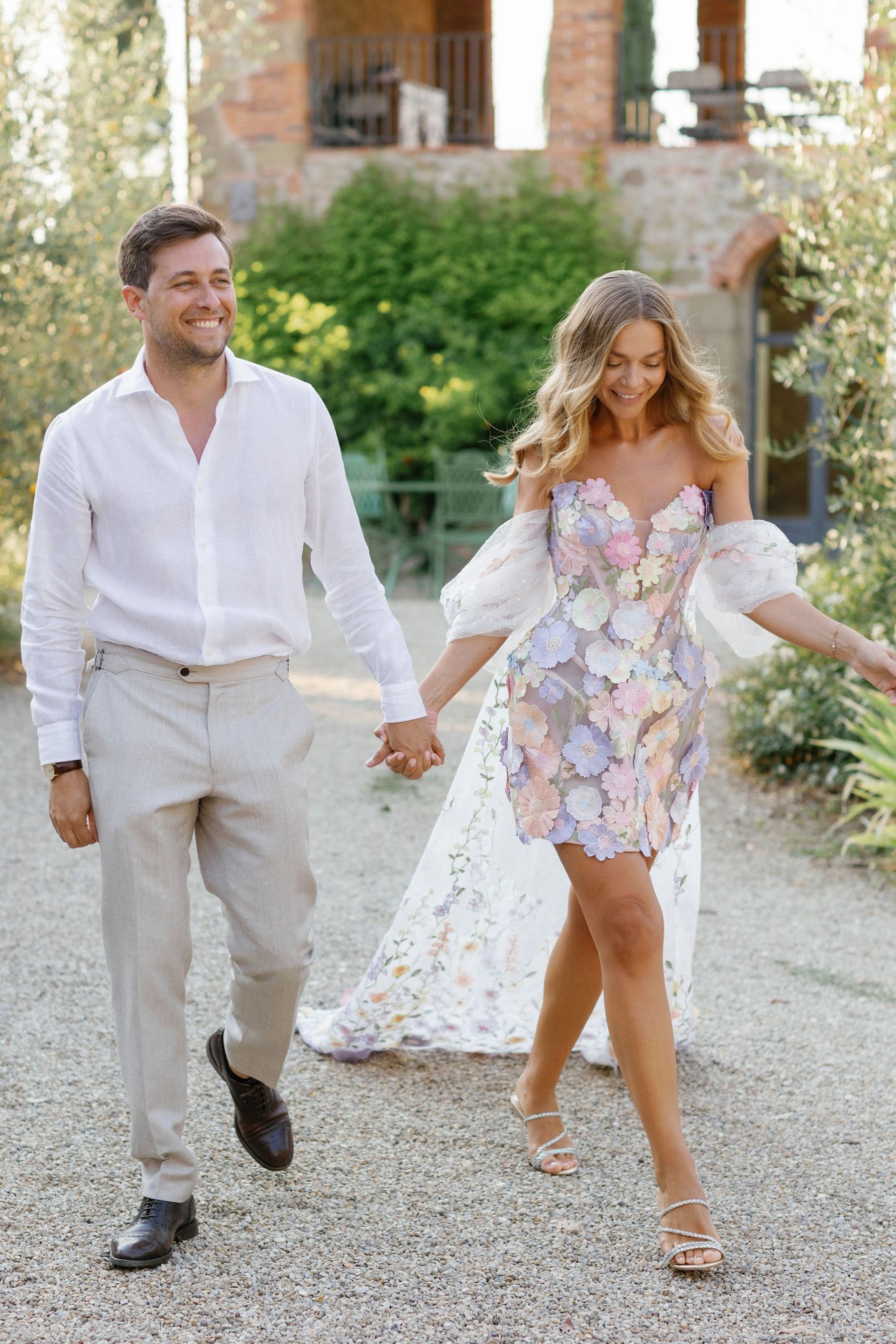 A Secret Fairy Garden and Tuscan Romance: Ksenia &amp; Stefano's Wedding at Villa Barberino photo