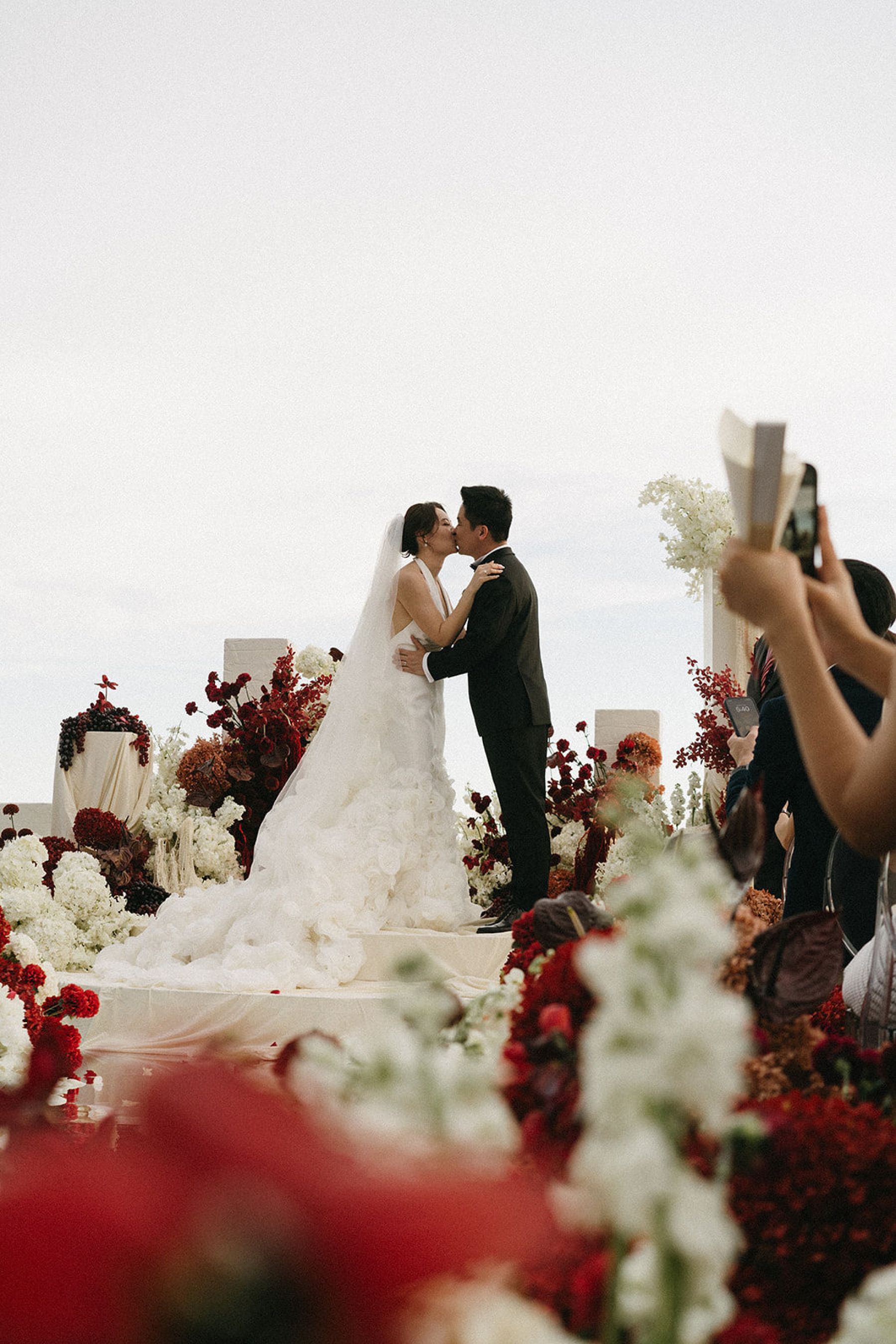 Calla Lilies &amp; Clifftop Vows: Erin &amp; Di's Romantic Wedding at Sri Panwa  photo