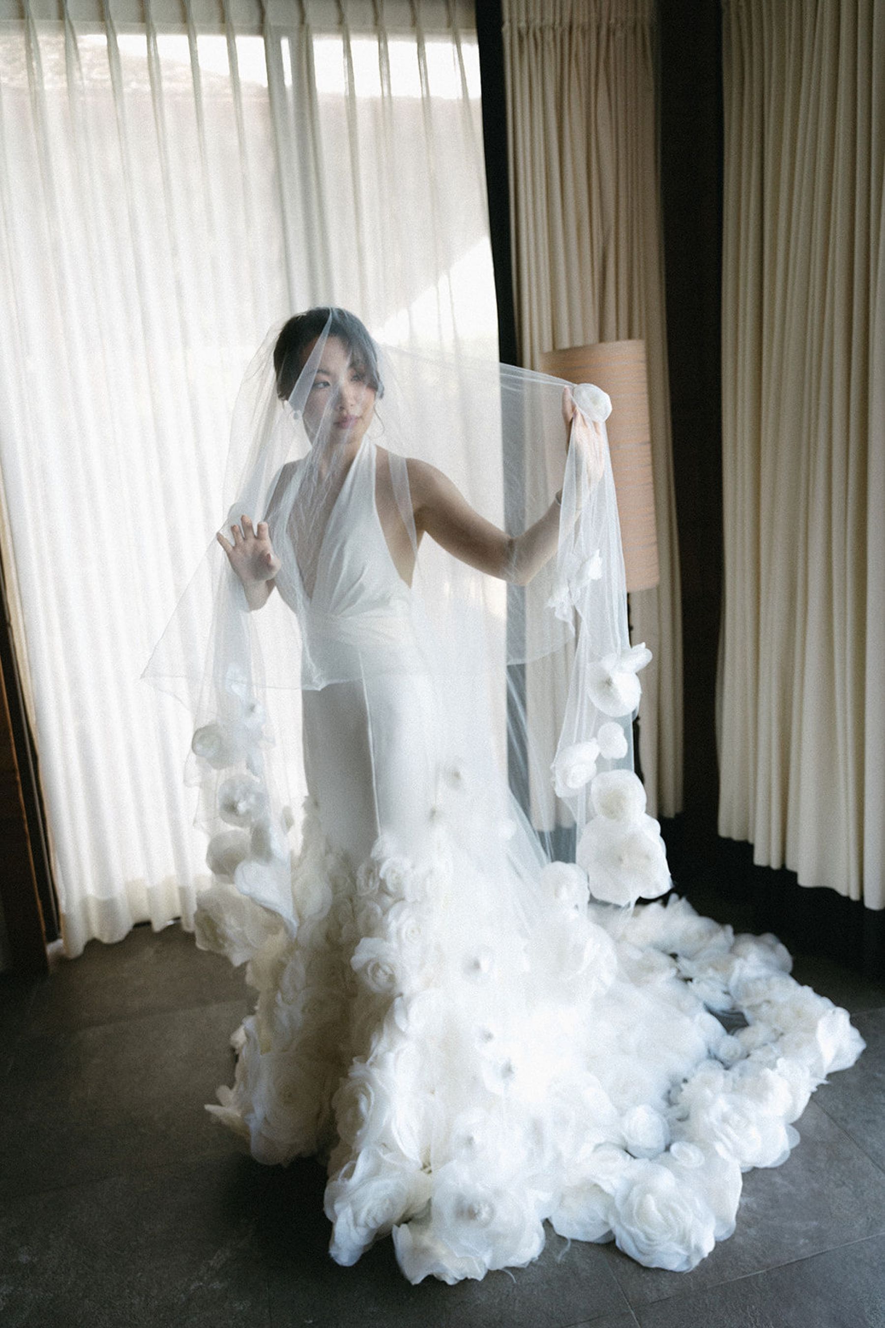 Calla Lilies &amp; Clifftop Vows: Erin &amp; Di's Romantic Wedding at Sri Panwa  photo