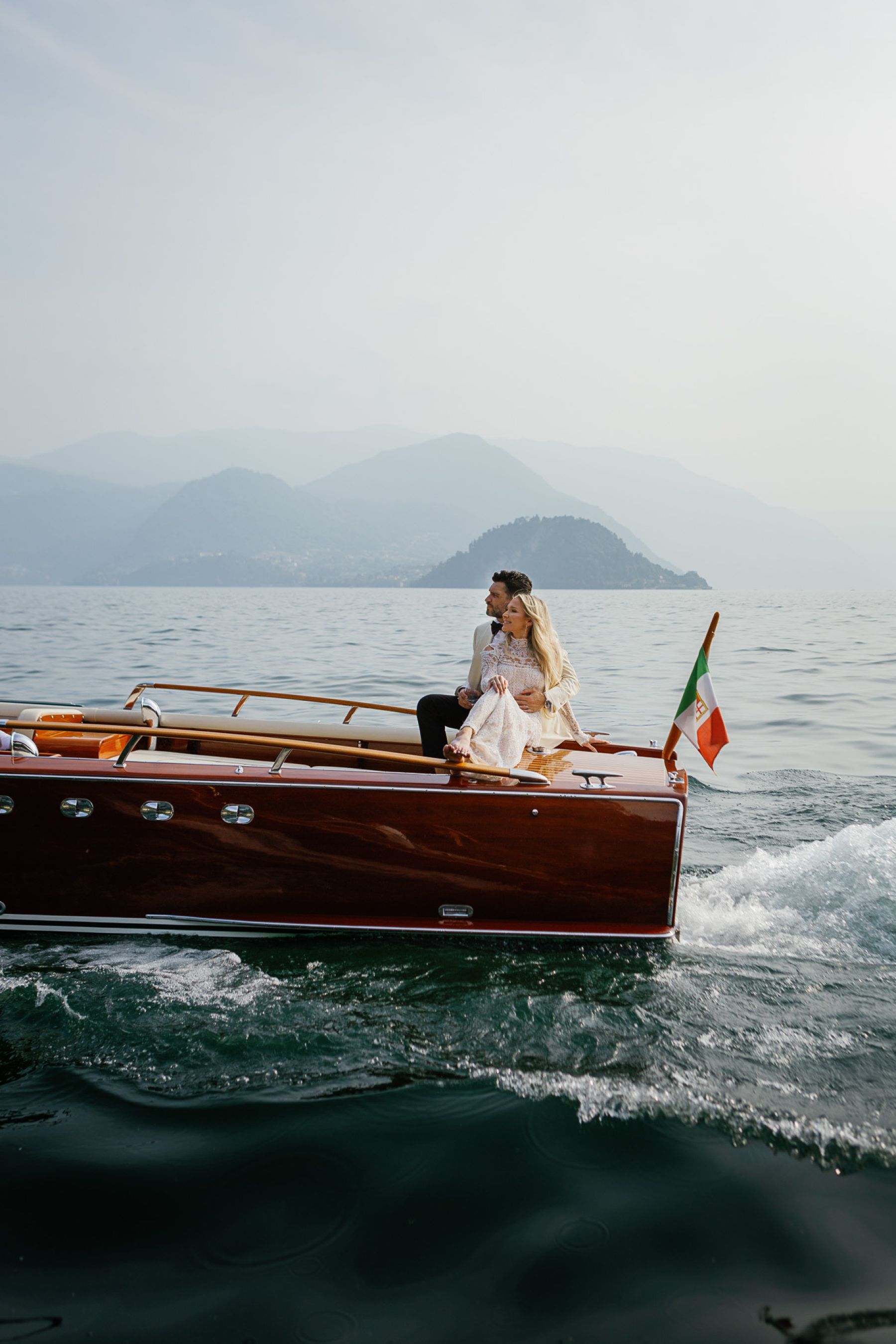 Christa and Chris's Sunset-Inspired Lake Como Wedding at Villa Cipressi photo