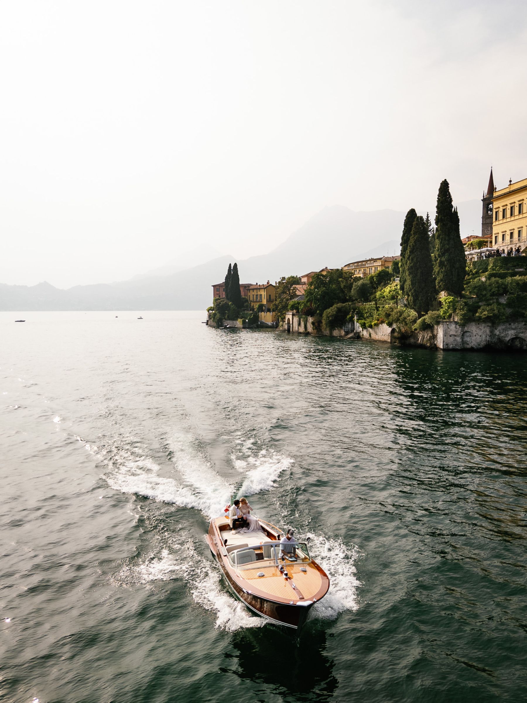 Christa and Chris's Sunset-Inspired Lake Como Wedding at Villa Cipressi photo