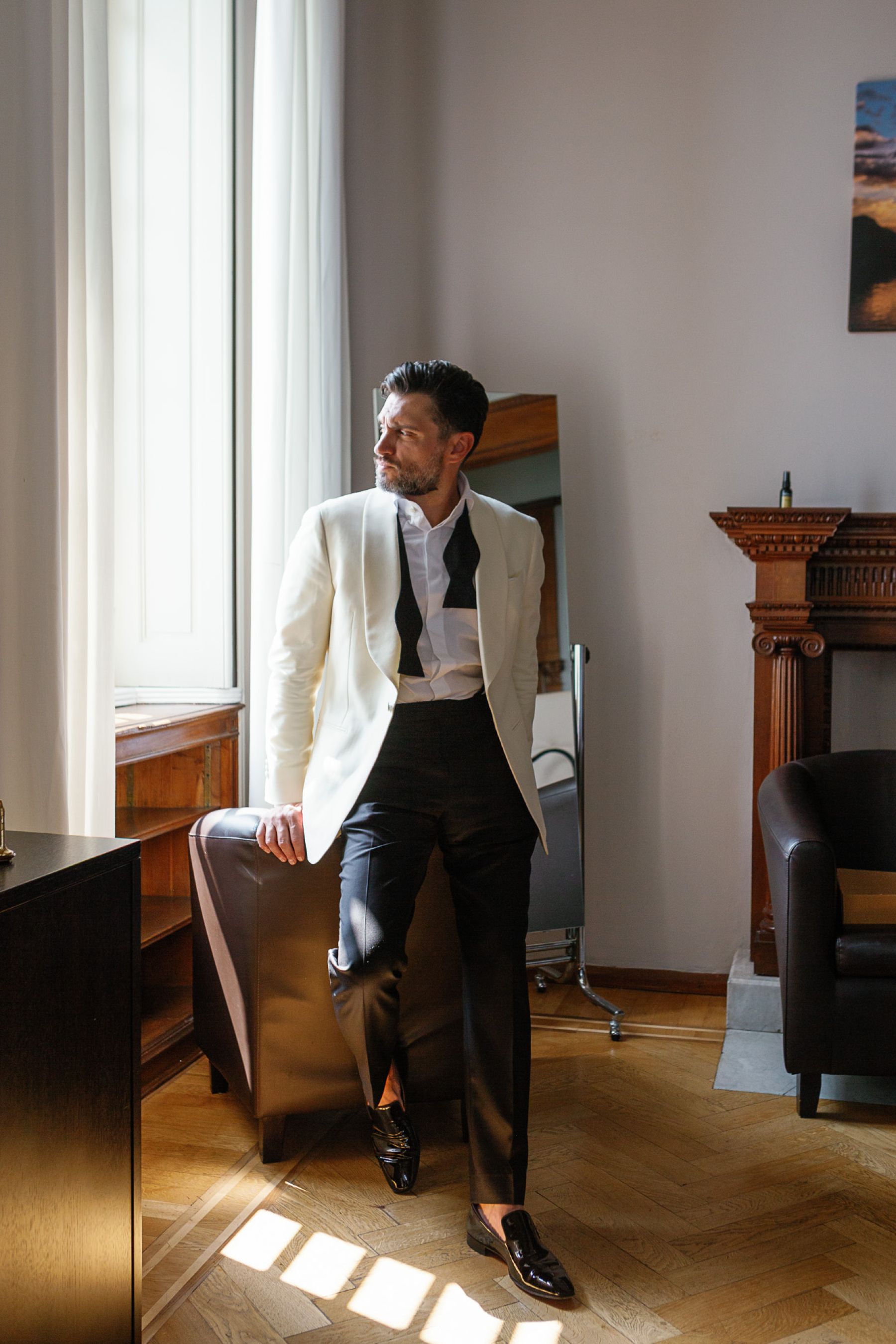 Christa and Chris's Sunset-Inspired Lake Como Wedding at Villa Cipressi photo