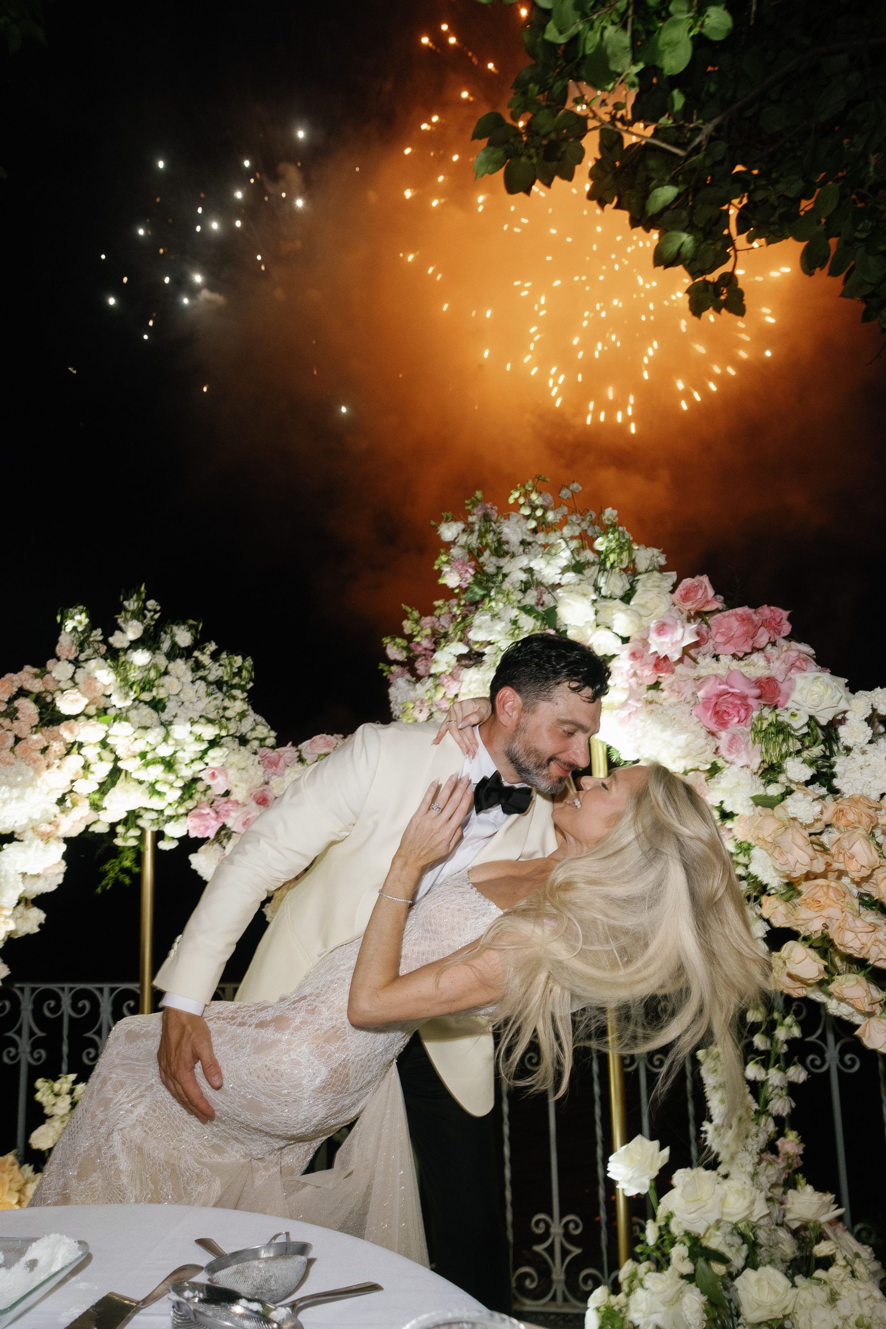 Christa and Chris's Sunset-Inspired Lake Como Wedding at Villa Cipressi photo