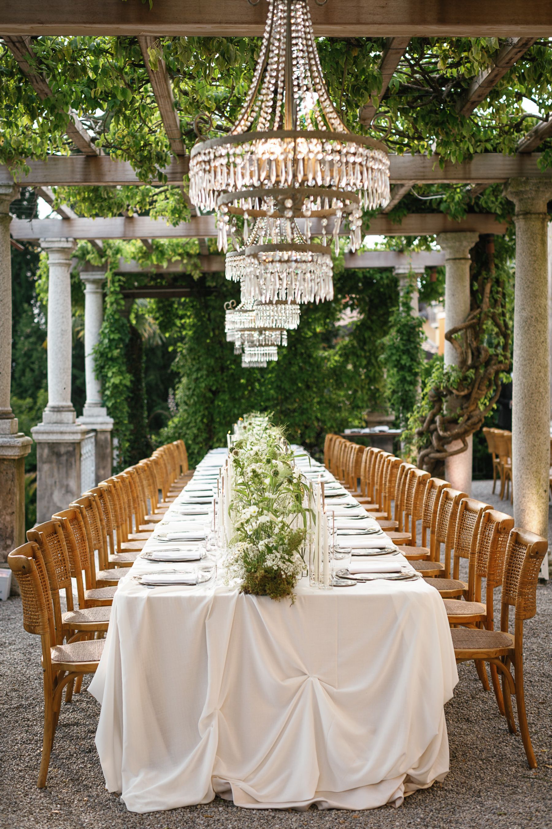 Christa and Chris's Sunset-Inspired Lake Como Wedding at Villa Cipressi photo