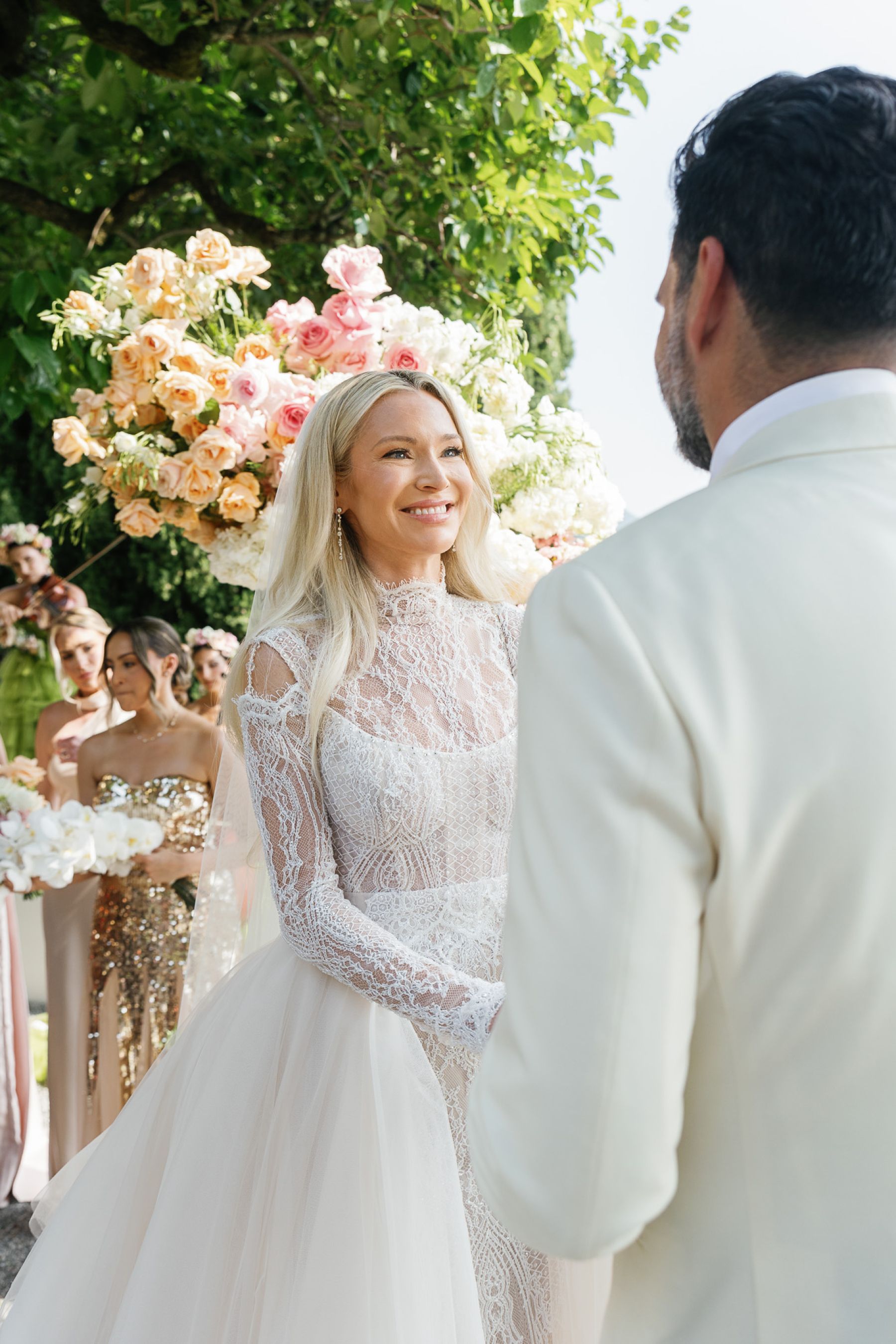 Christa and Chris's Sunset-Inspired Lake Como Wedding at Villa Cipressi photo