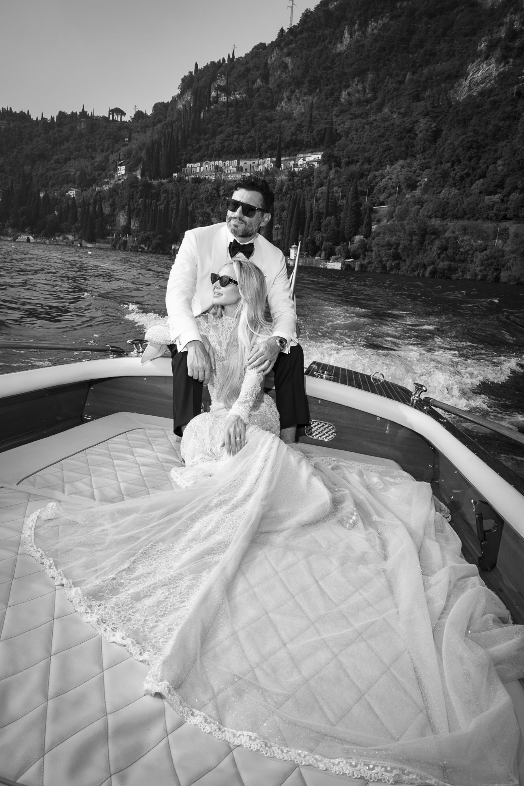 Christa and Chris's Sunset-Inspired Lake Como Wedding at Villa Cipressi photo