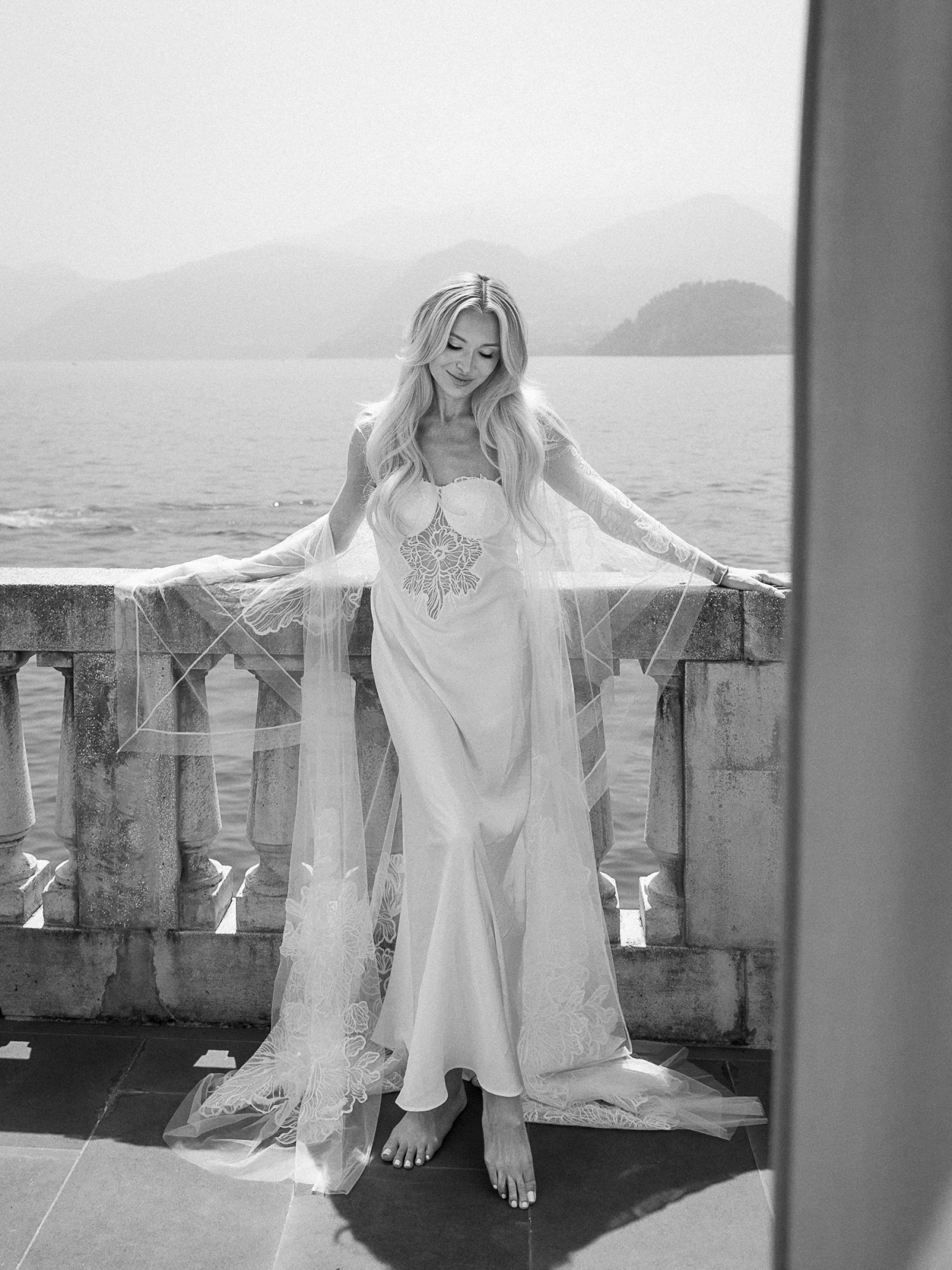 Christa and Chris's Sunset-Inspired Lake Como Wedding at Villa Cipressi photo