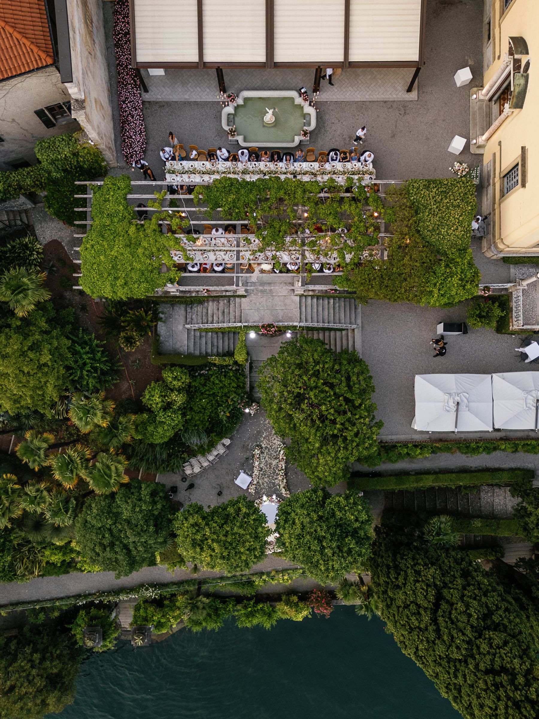 Christa and Chris's Sunset-Inspired Lake Como Wedding at Villa Cipressi photo
