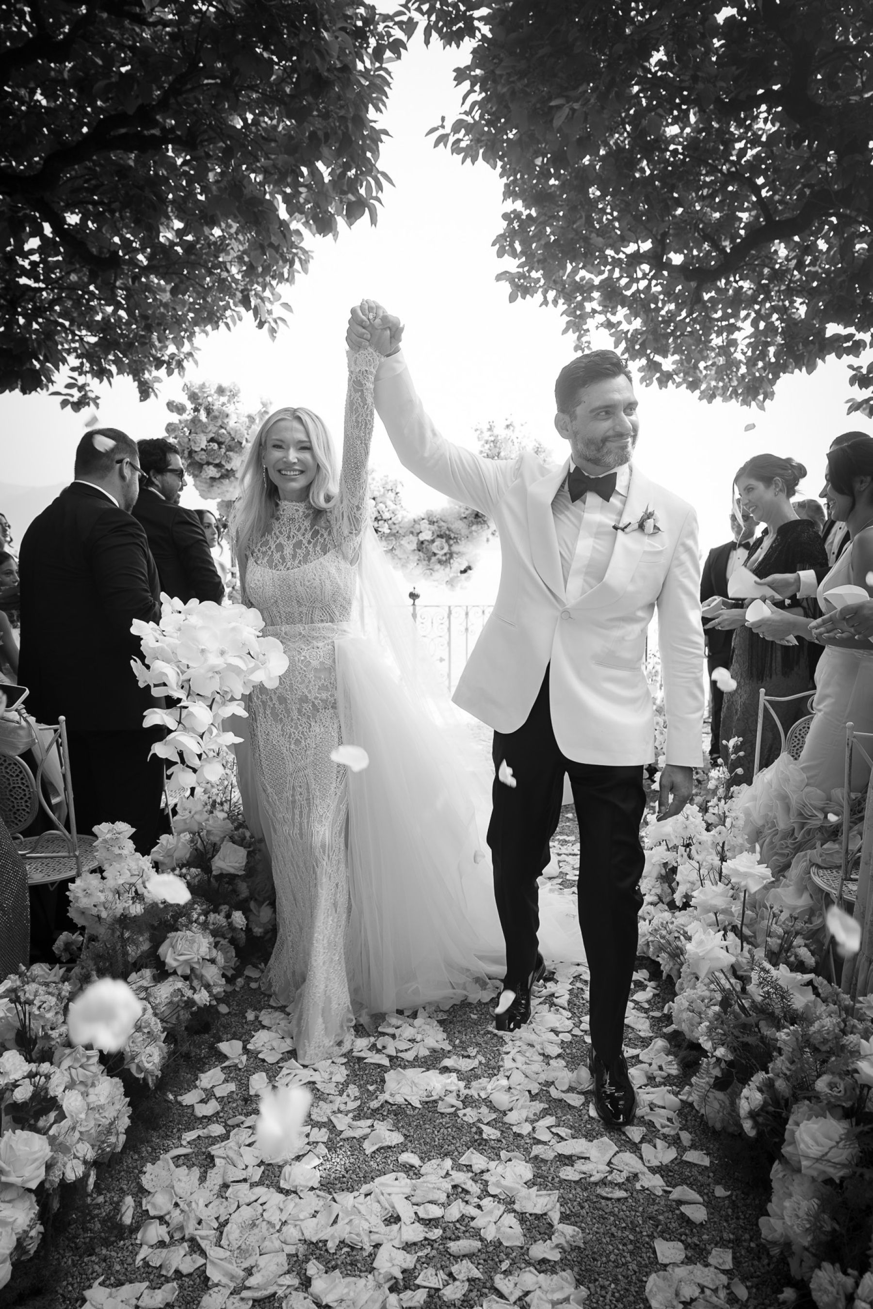 Christa and Chris's Sunset-Inspired Lake Como Wedding at Villa Cipressi photo