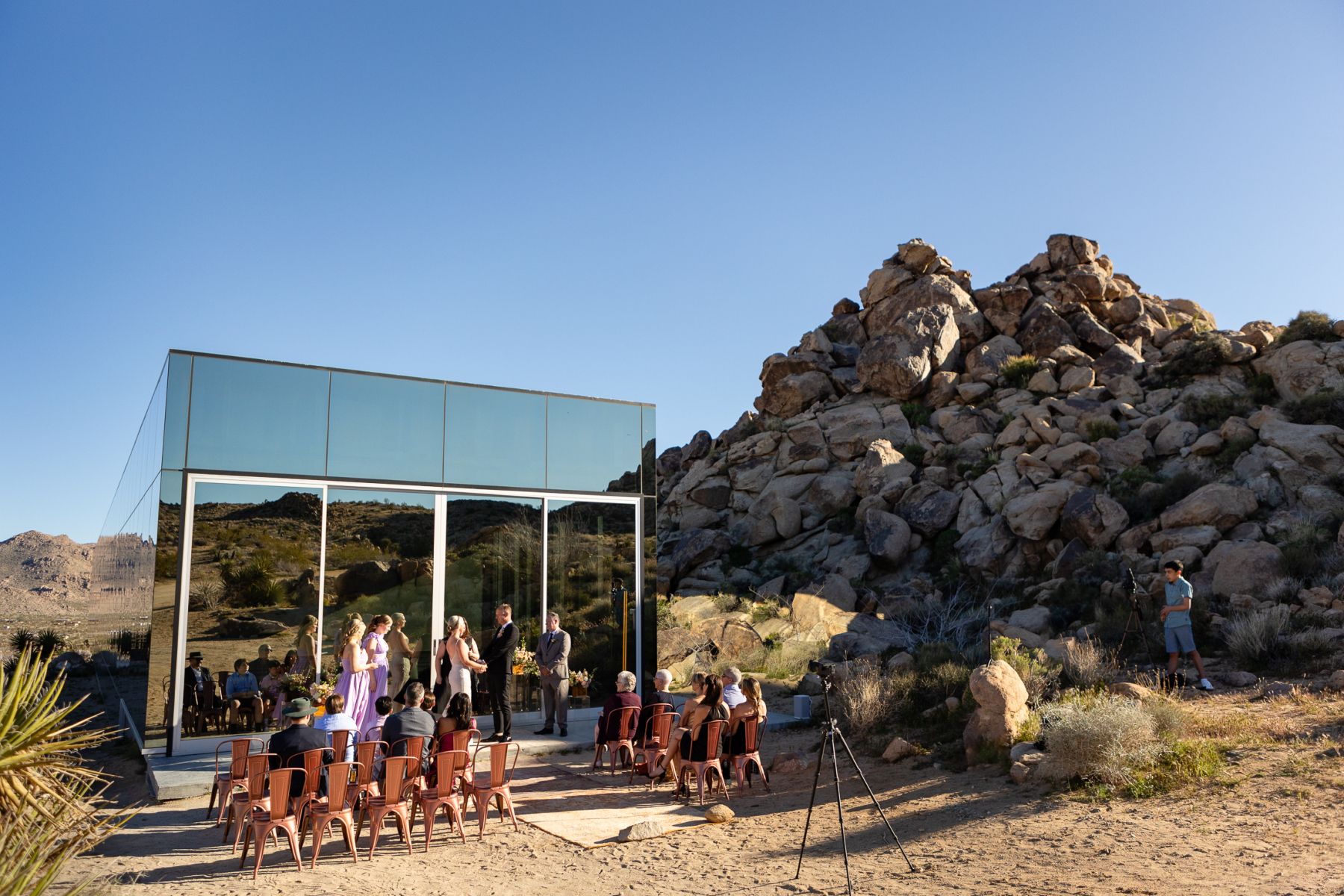 From Lockdown Love to Desert Vows: Catherine &amp; David's Wedding at The Colony Palms Hotel  photo