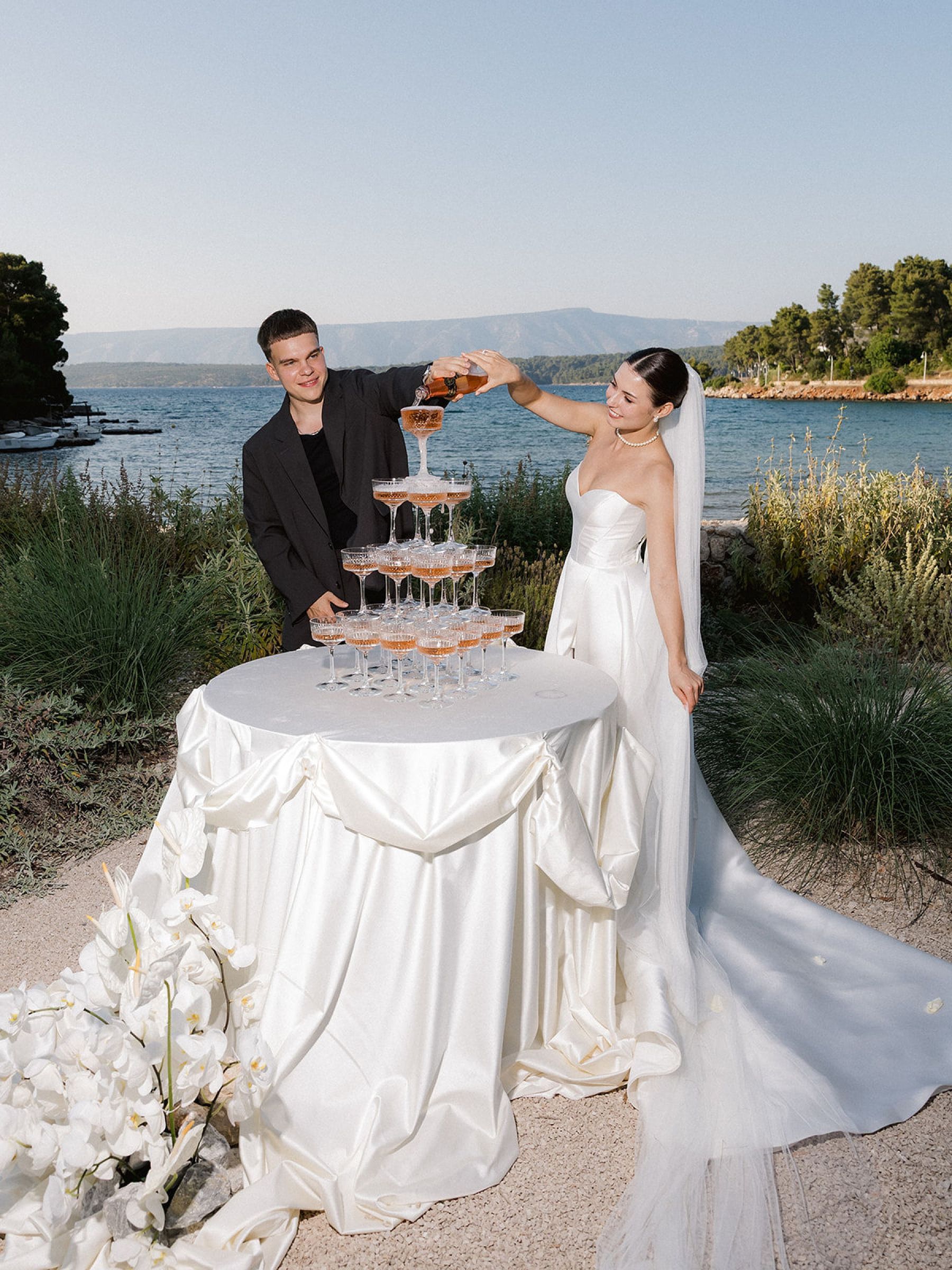 Iryna &amp; Anton's Three-Day Destination Wedding at Maslina Resort, Hvar photo