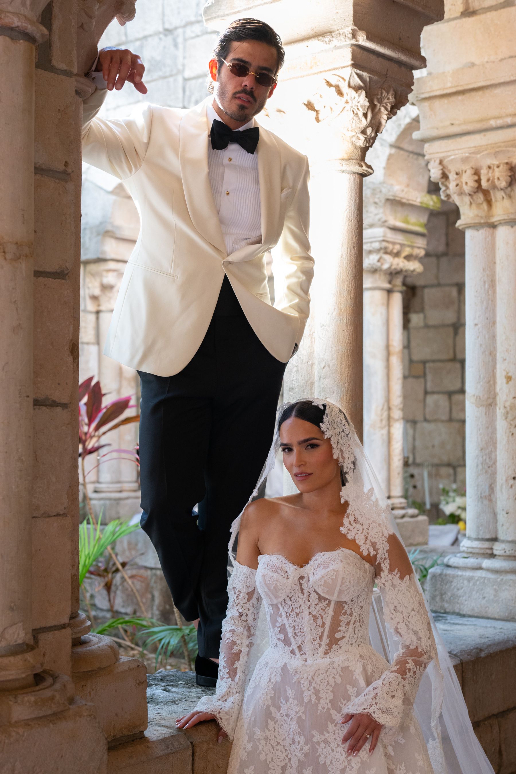 Georgette &amp; Christian's Timeless Miami Wedding at The Ancient Spanish Monastery photo
