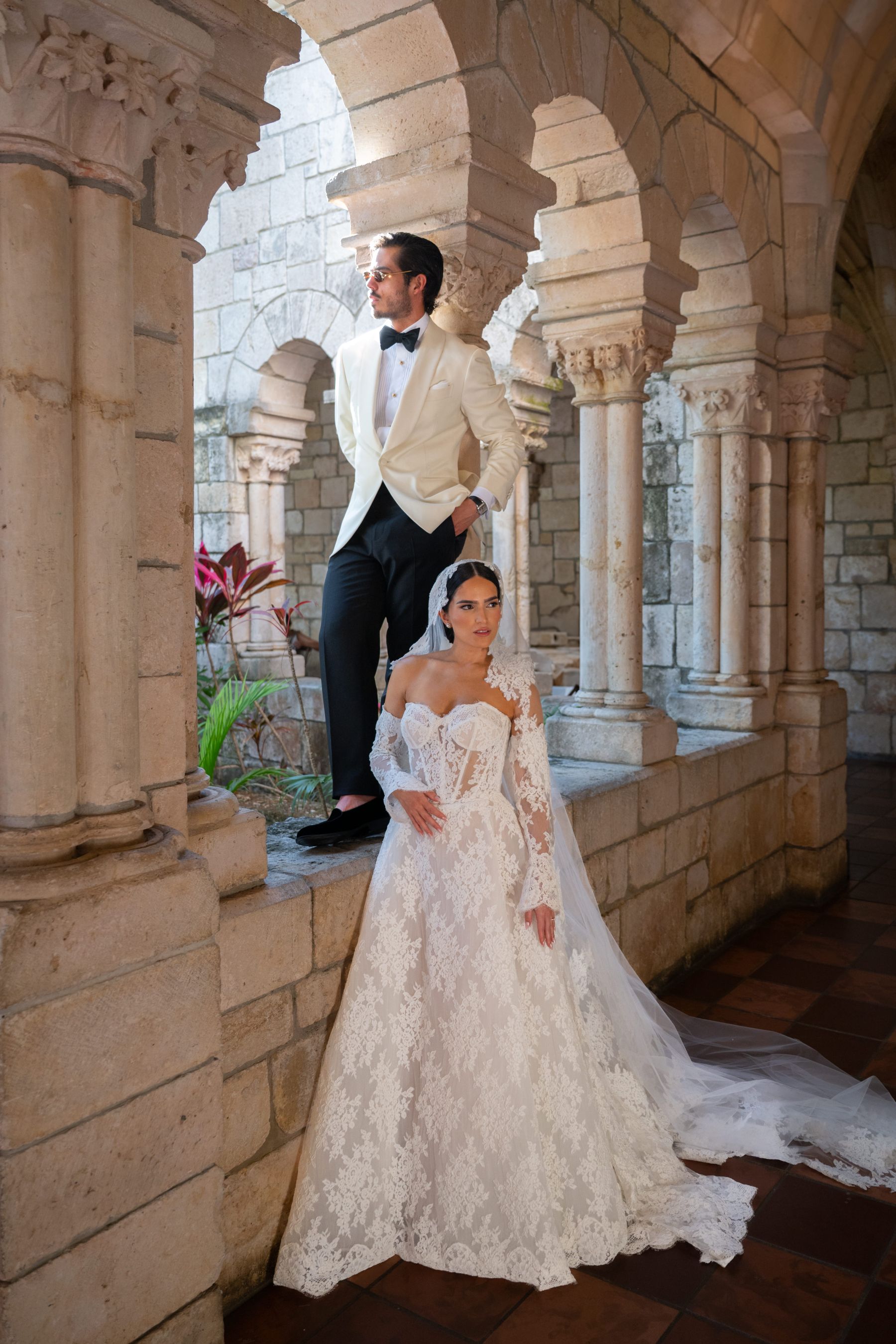 Georgette &amp; Christian's Timeless Miami Wedding at The Ancient Spanish Monastery photo
