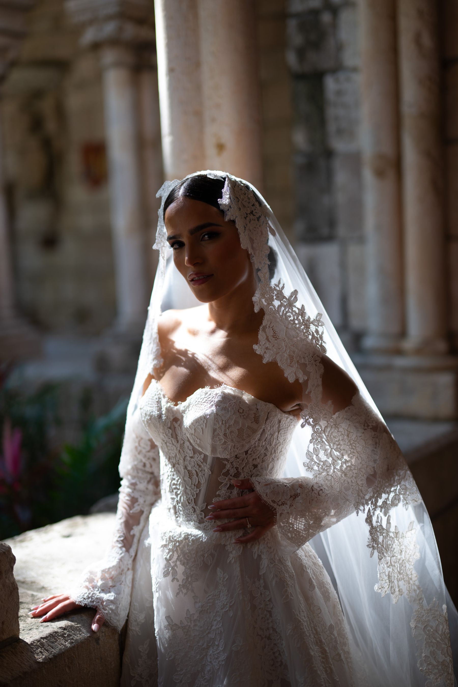 Georgette &amp; Christian's Timeless Miami Wedding at The Ancient Spanish Monastery photo