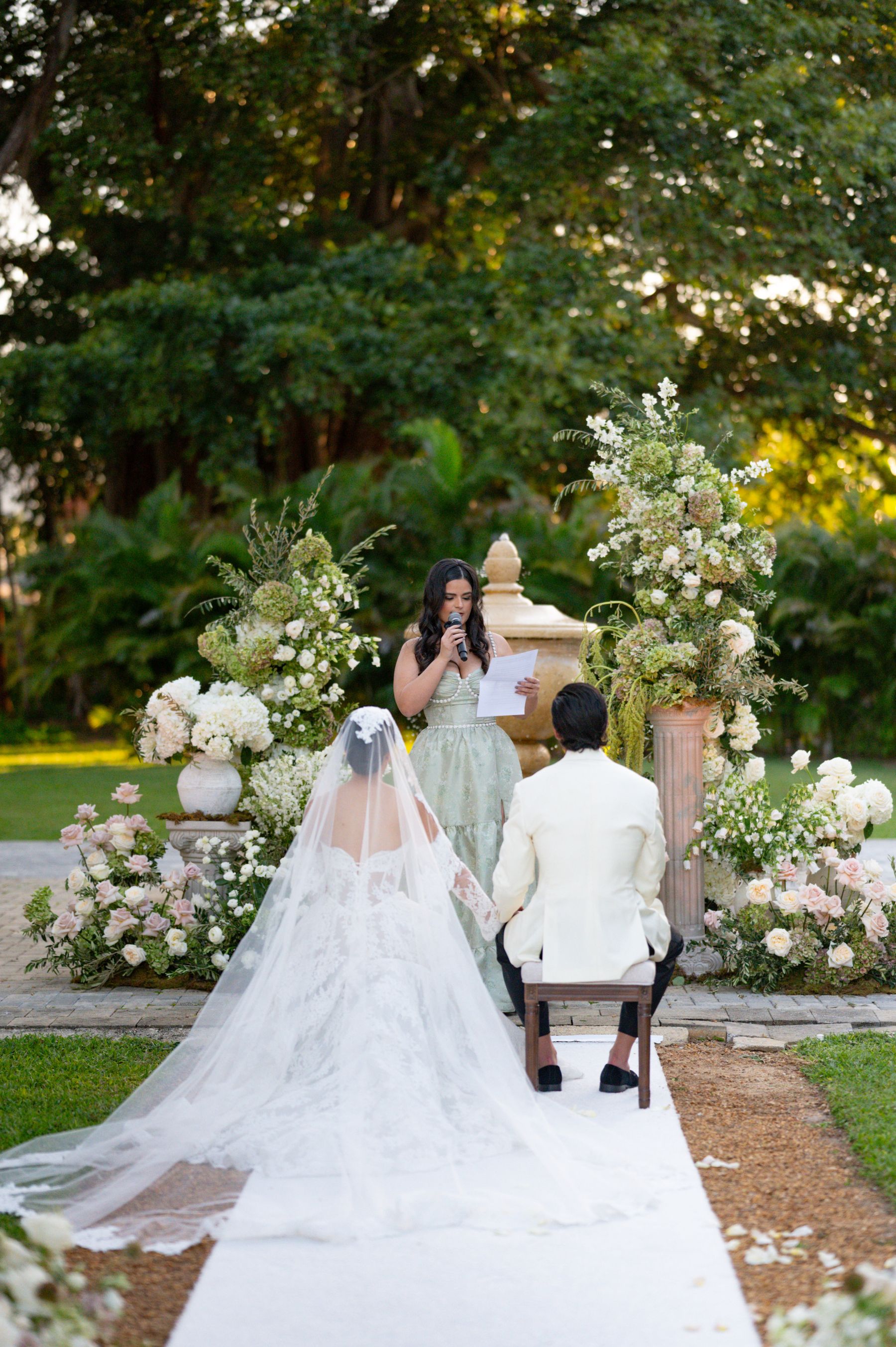 Georgette &amp; Christian's Timeless Miami Wedding at The Ancient Spanish Monastery photo