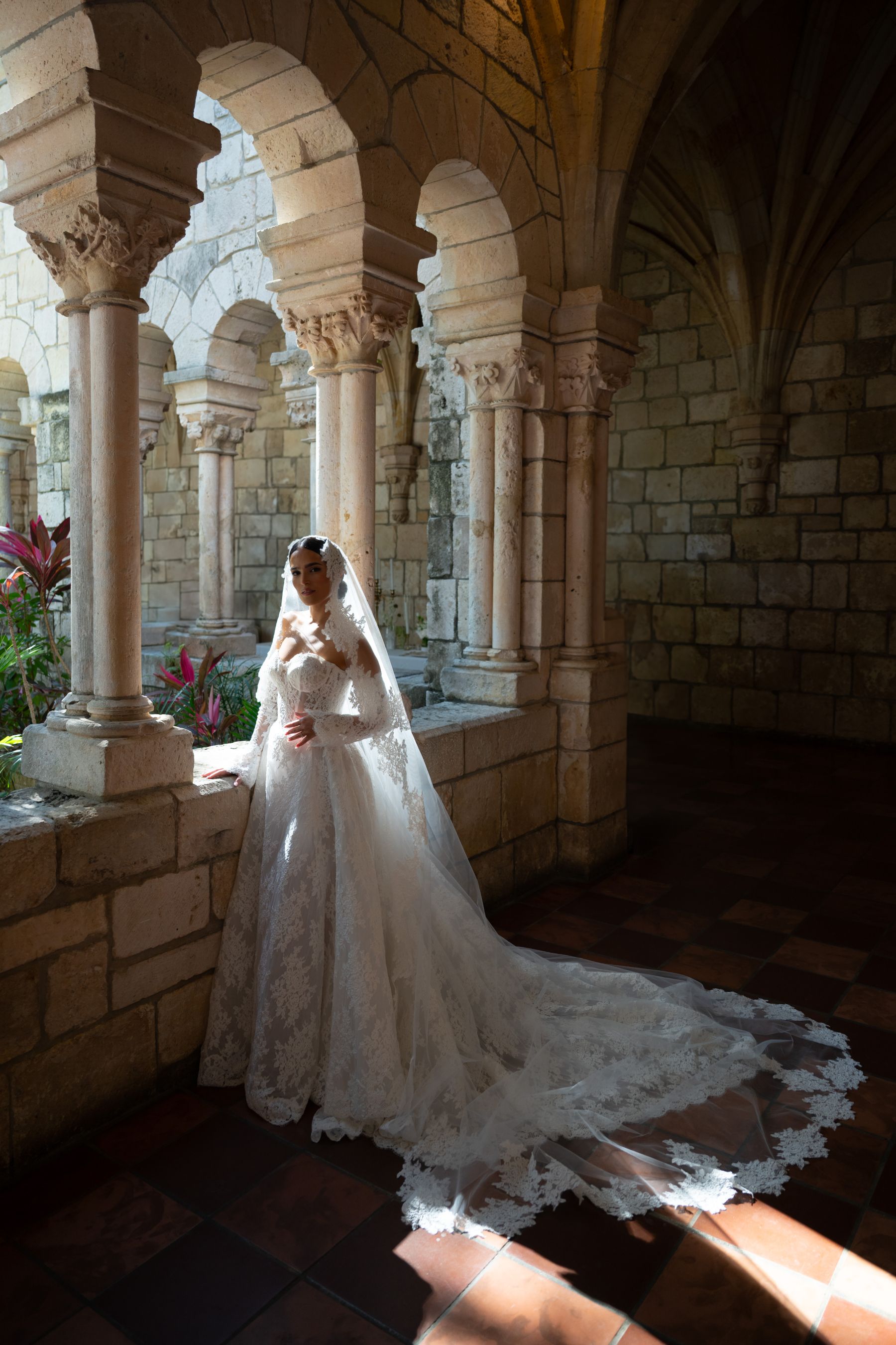 Georgette &amp; Christian's Timeless Miami Wedding at The Ancient Spanish Monastery photo