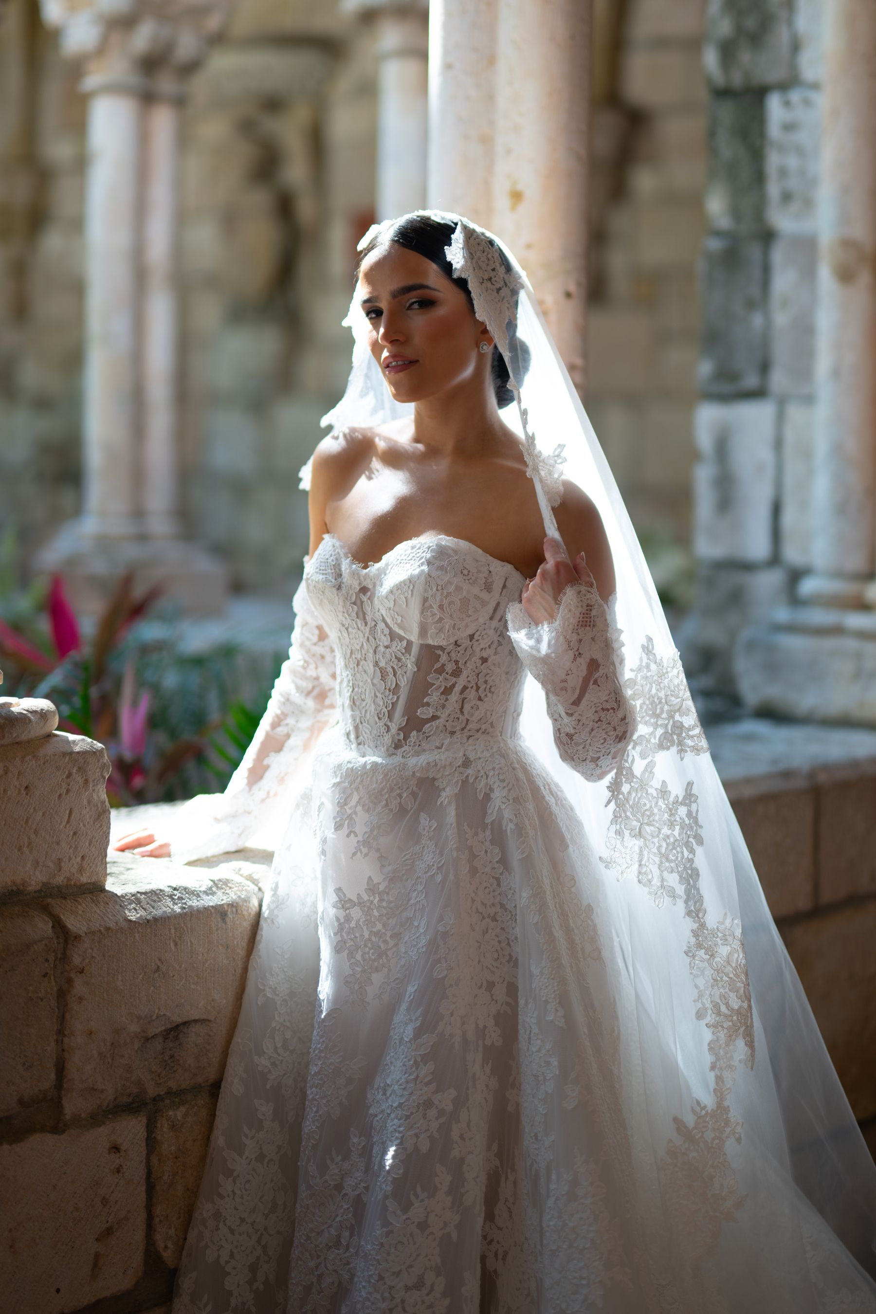 Georgette &amp; Christian's Timeless Miami Wedding at The Ancient Spanish Monastery photo