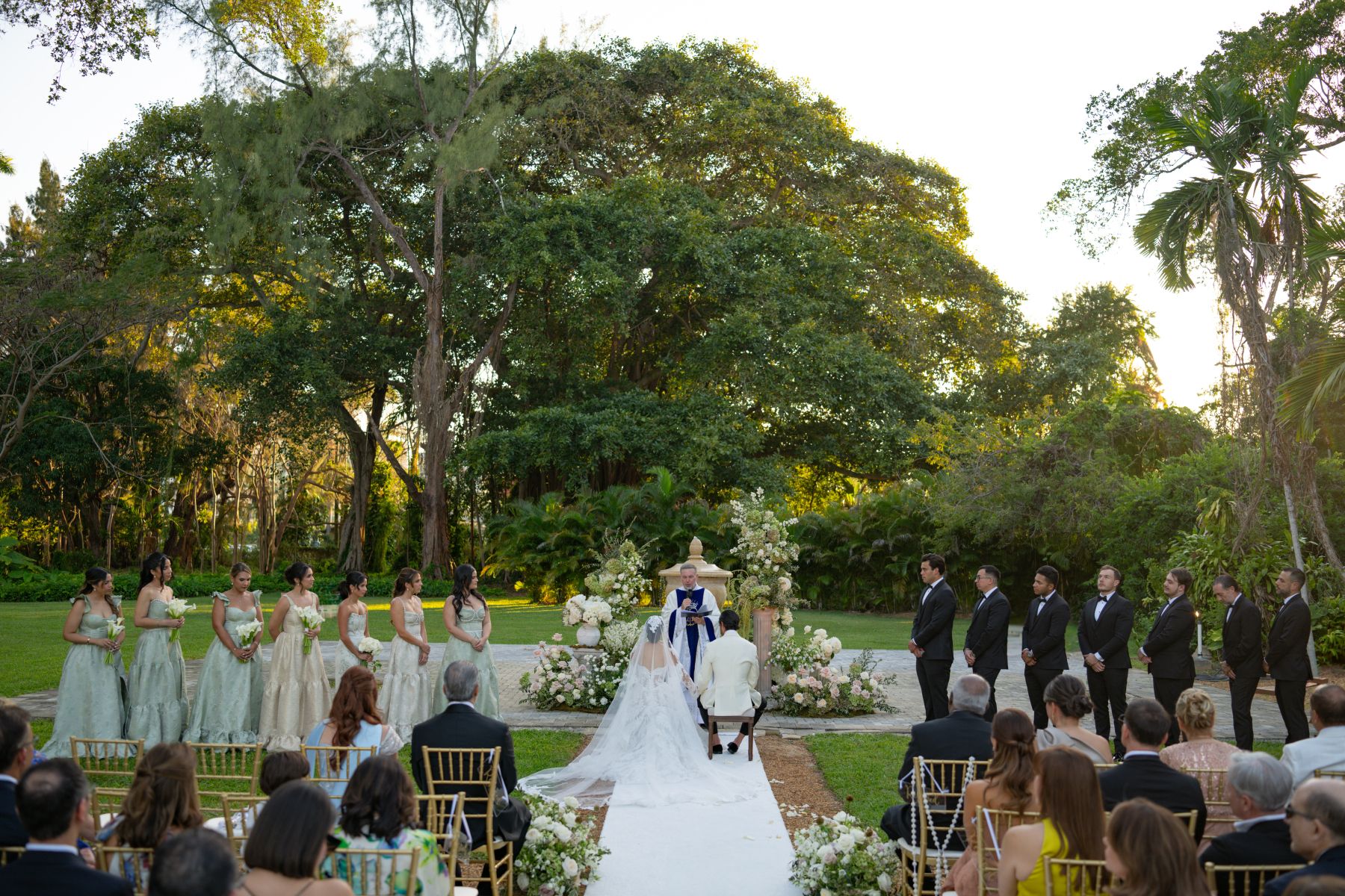 Georgette &amp; Christian's Timeless Miami Wedding at The Ancient Spanish Monastery photo