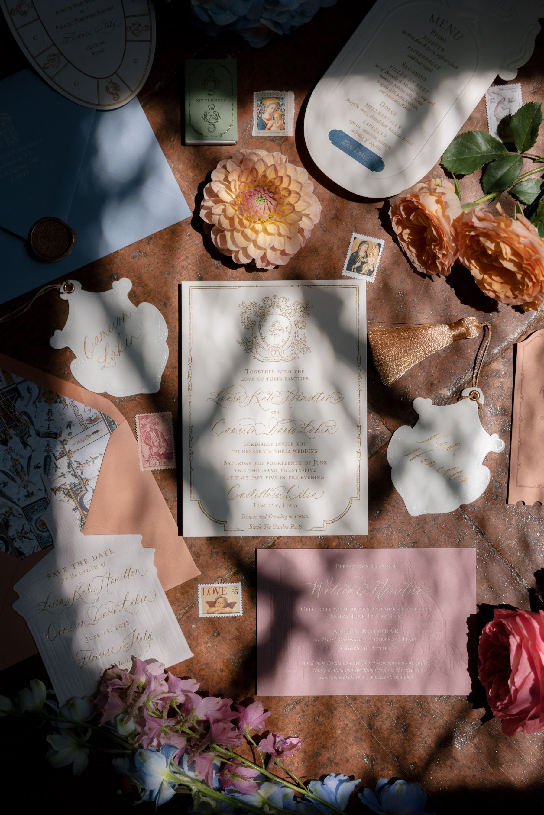 An Ode to Florence: Kate &amp; Cameron Renaissance-Inspired Wedding at Castello di Celsa photo