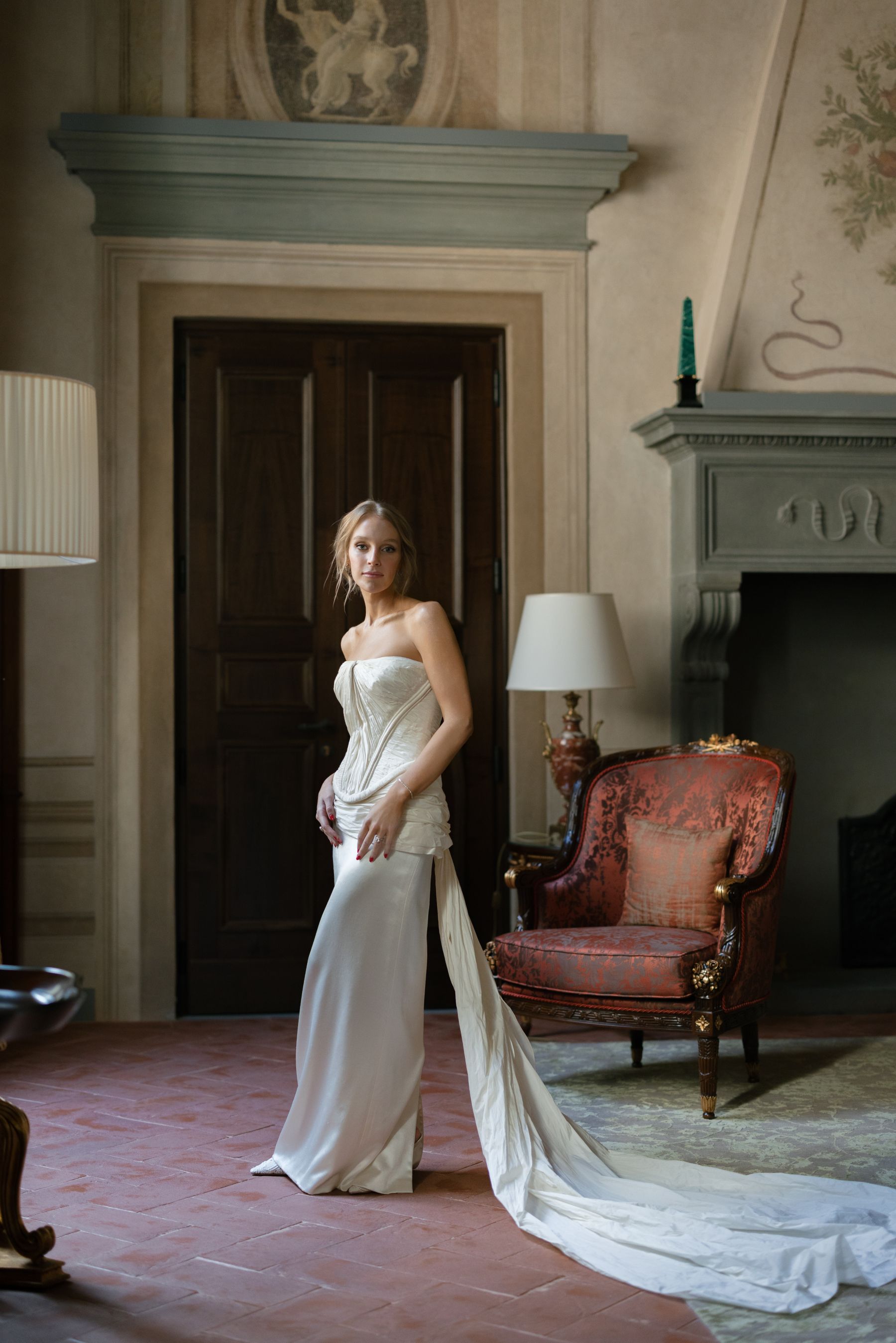 An Ode to Florence: Kate &amp; Cameron Renaissance-Inspired Wedding at Castello di Celsa photo