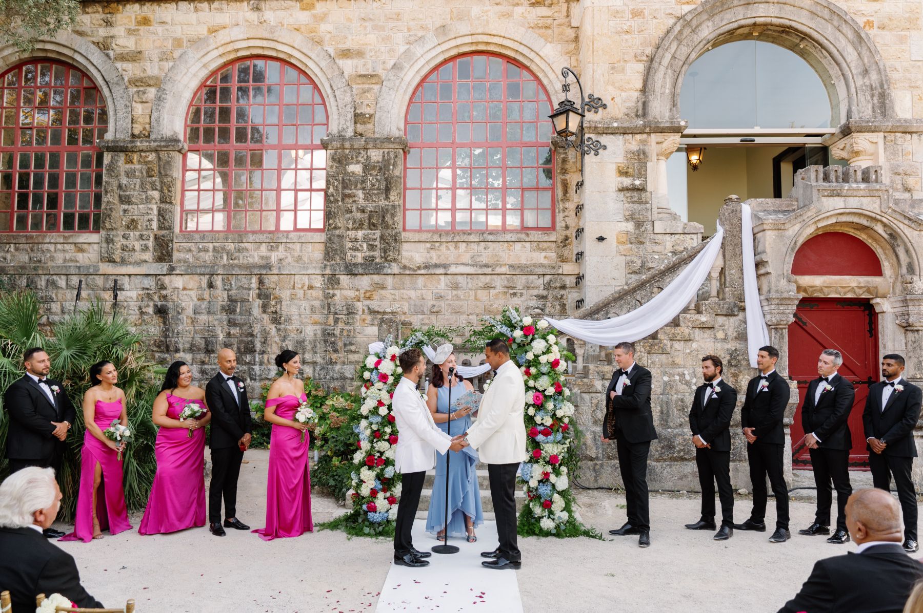 Frankie &amp; Sammy's Seaside Castle Wedding at Forte Da Cruz photo