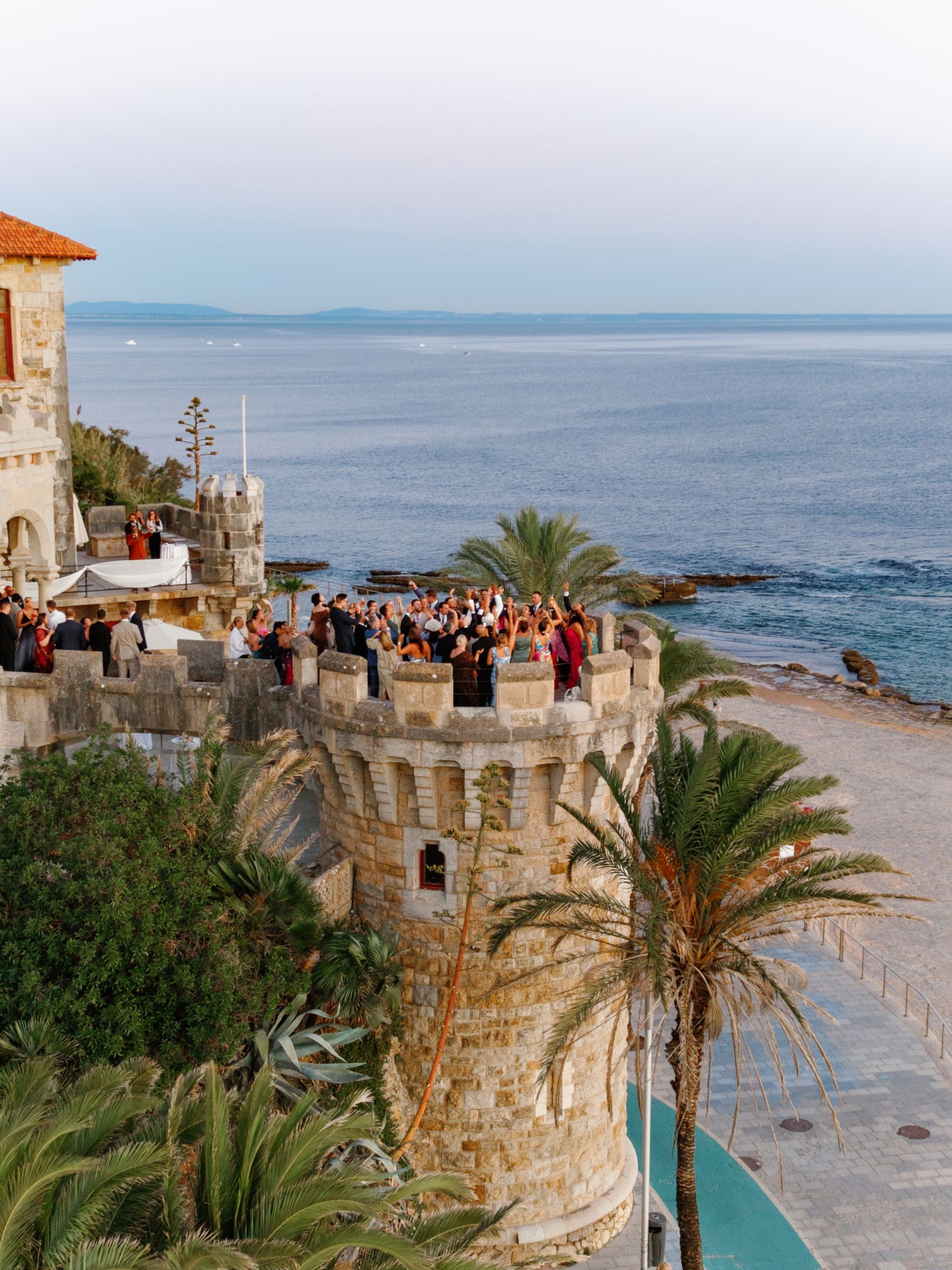 Frankie &amp; Sammy's Seaside Castle Wedding at Forte Da Cruz photo
