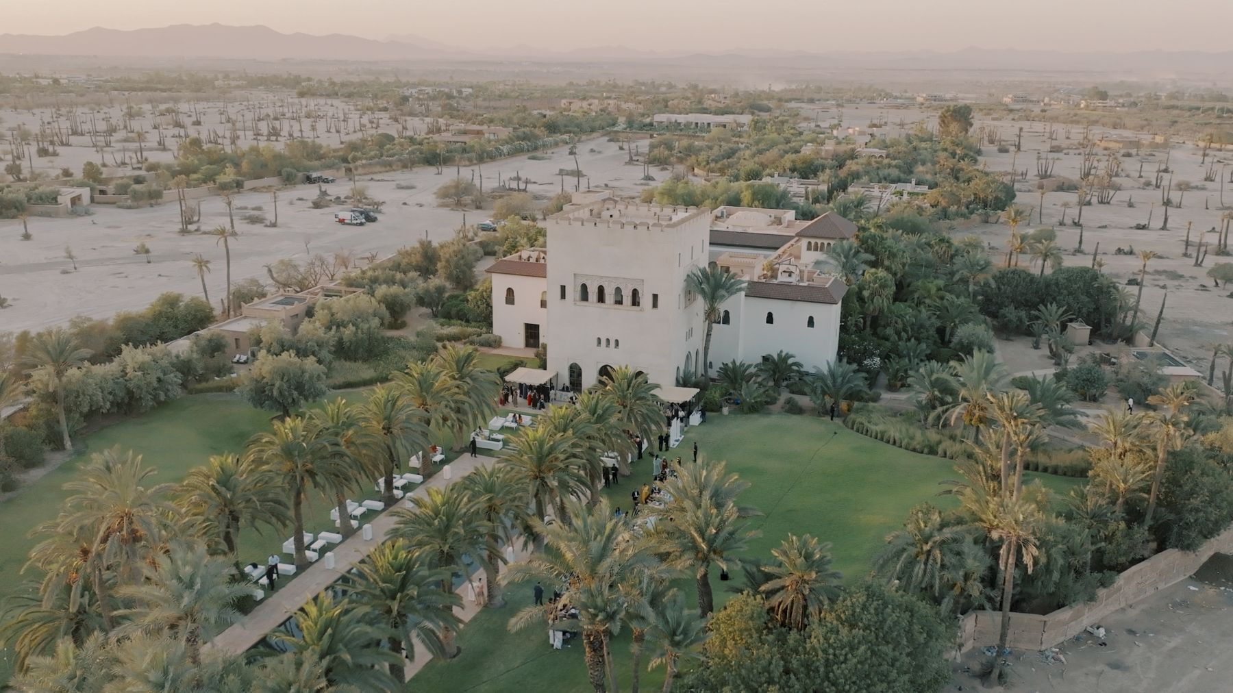 Miryam &amp; Ben's Enchanting Marrakesh Wedding at Ksar Char-Bagh photo