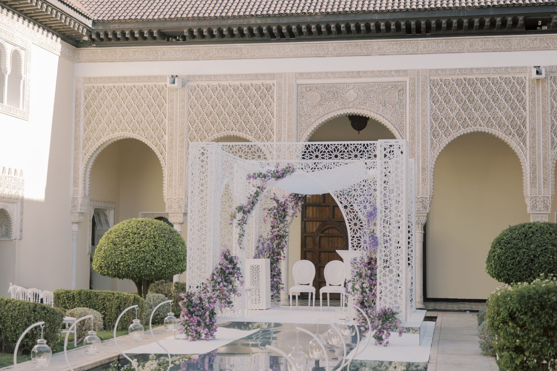 Miryam &amp; Ben's Enchanting Marrakesh Wedding at Ksar Char-Bagh photo