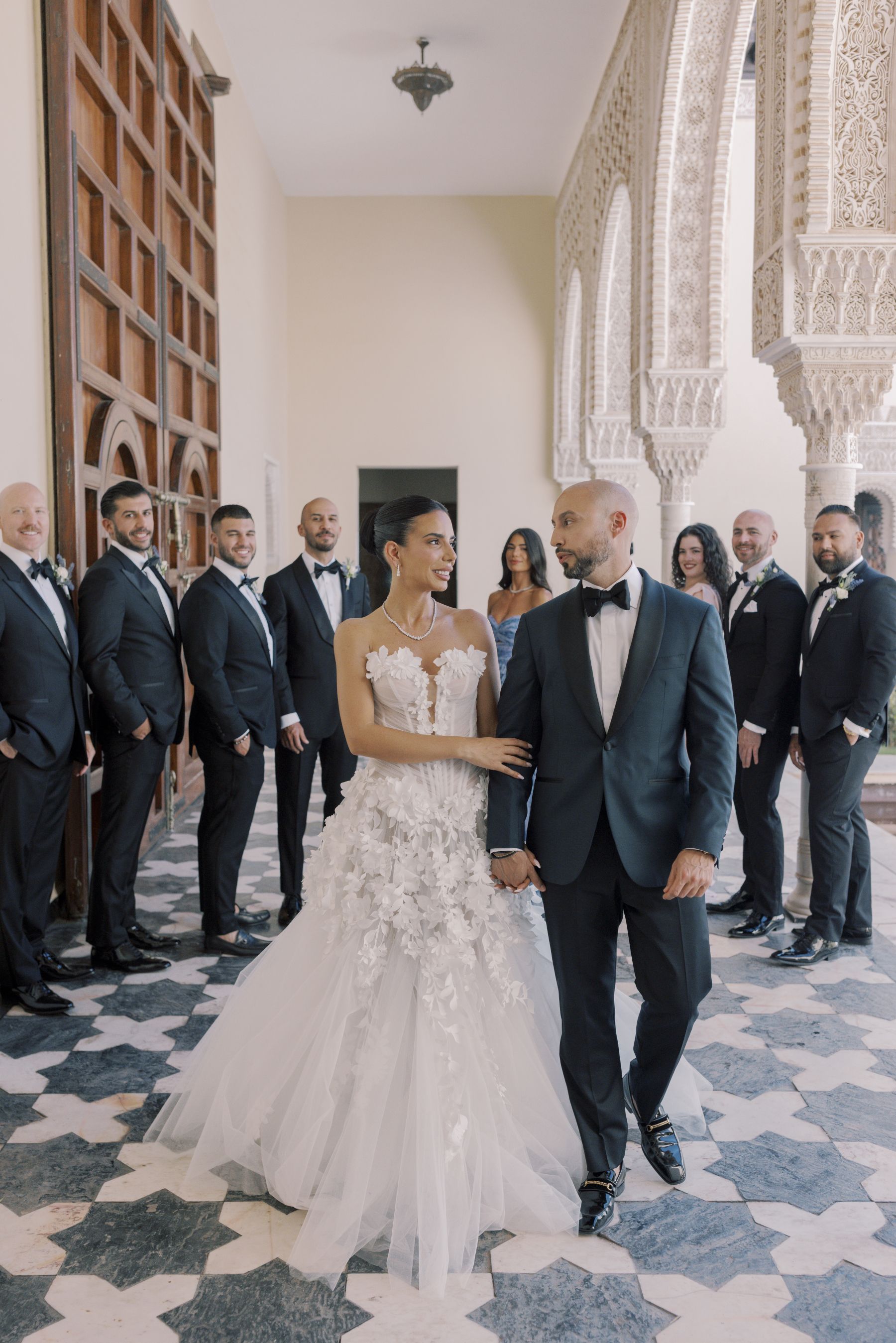 Miryam &amp; Ben's Enchanting Marrakesh Wedding at Ksar Char-Bagh photo