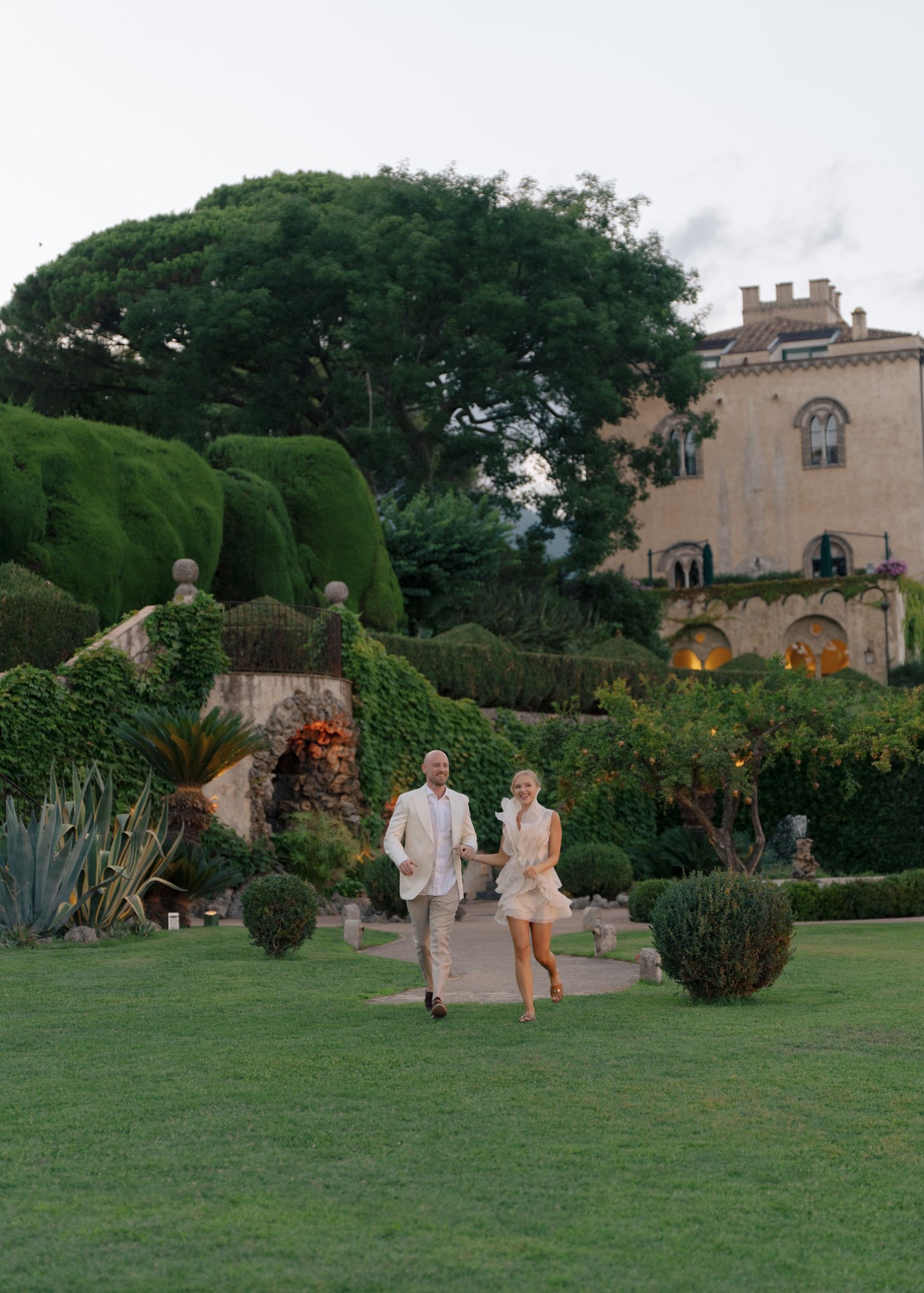 Maria &amp; Peter’s Enchanting Amalfi Coast Wedding at Villa Cimbrone photo