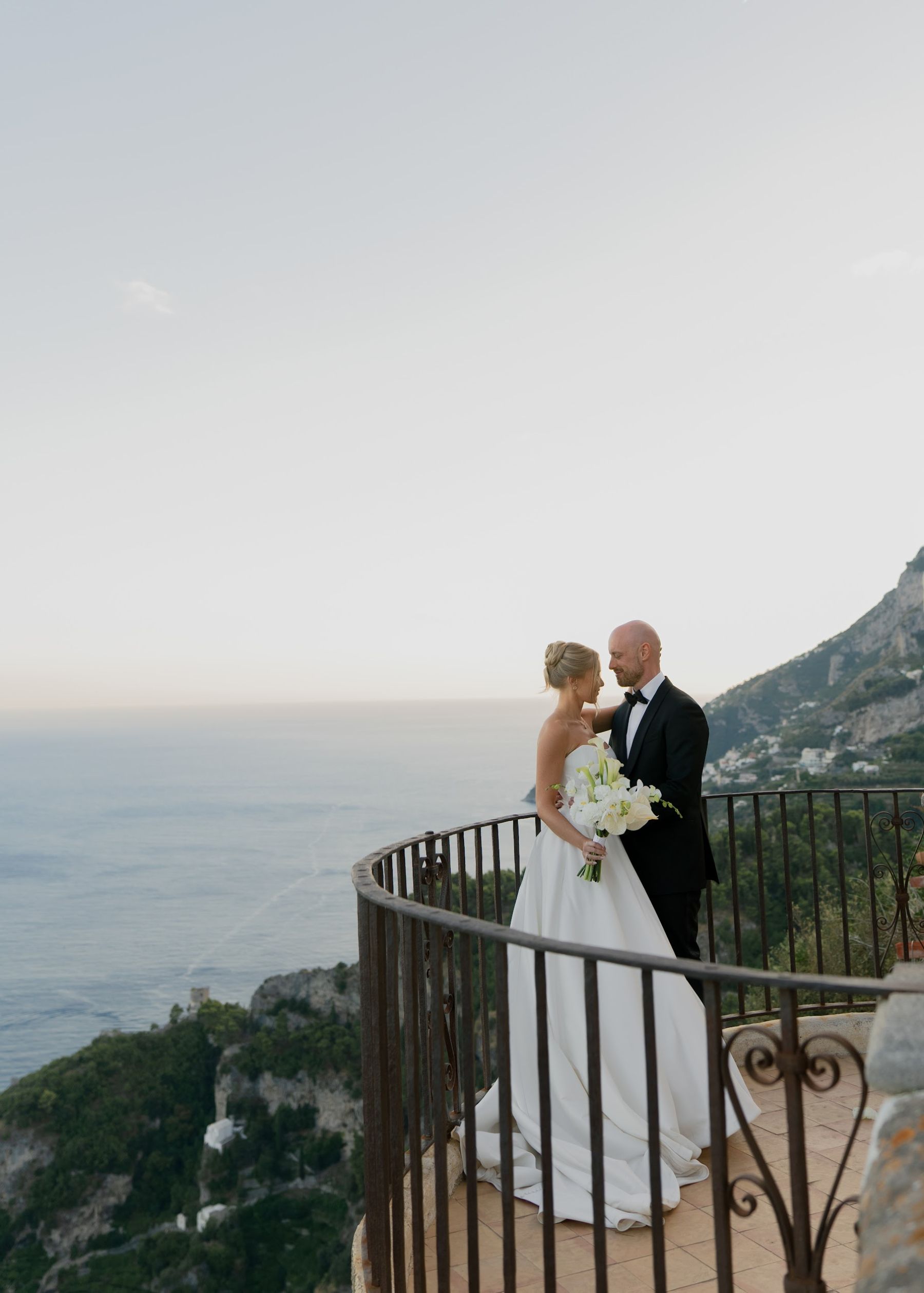 Maria &amp; Peter’s Enchanting Amalfi Coast Wedding at Villa Cimbrone photo