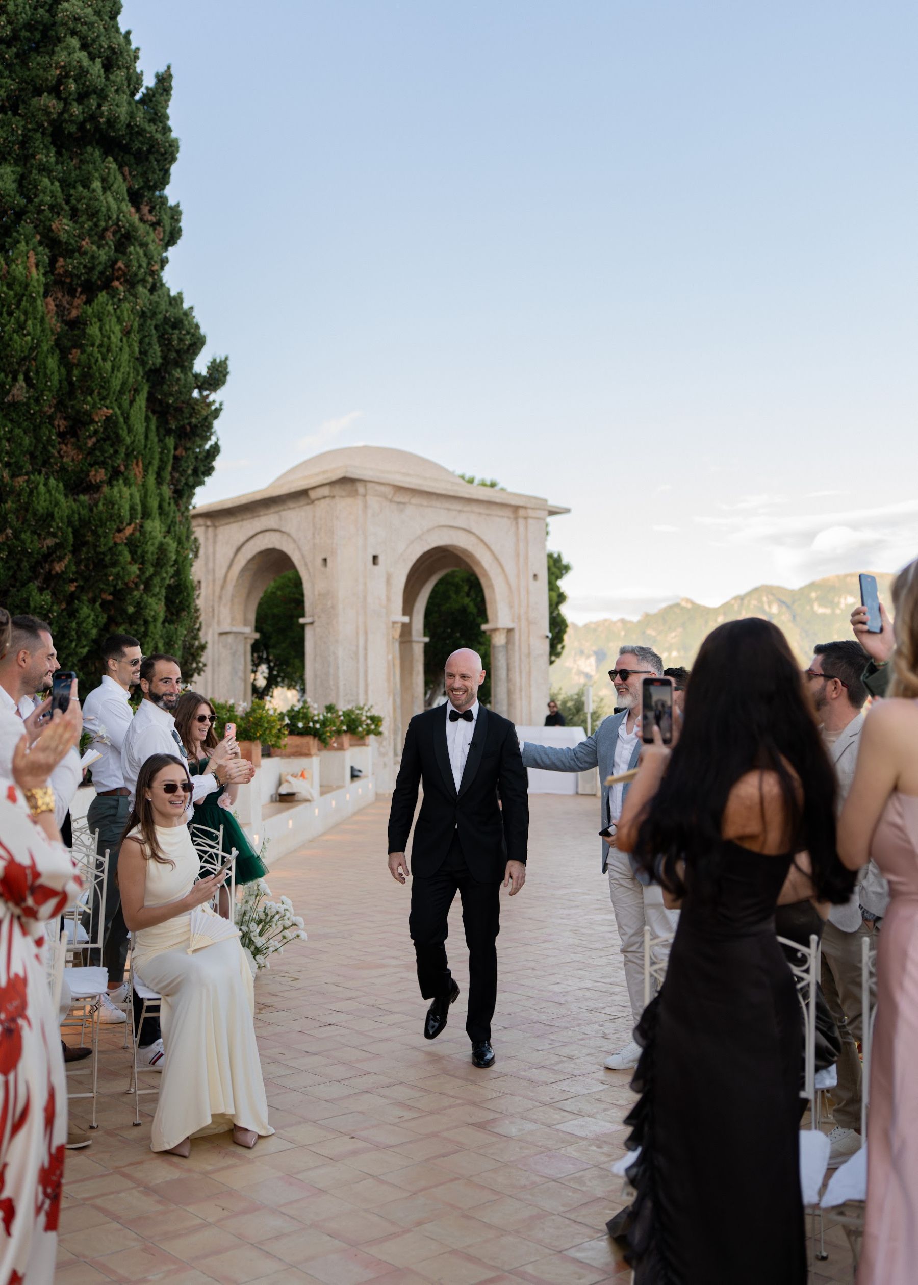 Maria &amp; Peter’s Enchanting Amalfi Coast Wedding at Villa Cimbrone photo