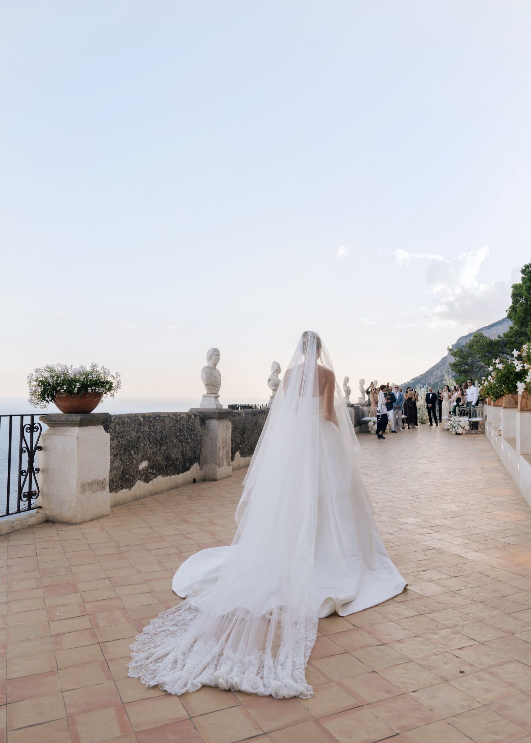 Maria &amp; Peter’s Enchanting Amalfi Coast Wedding at Villa Cimbrone photo